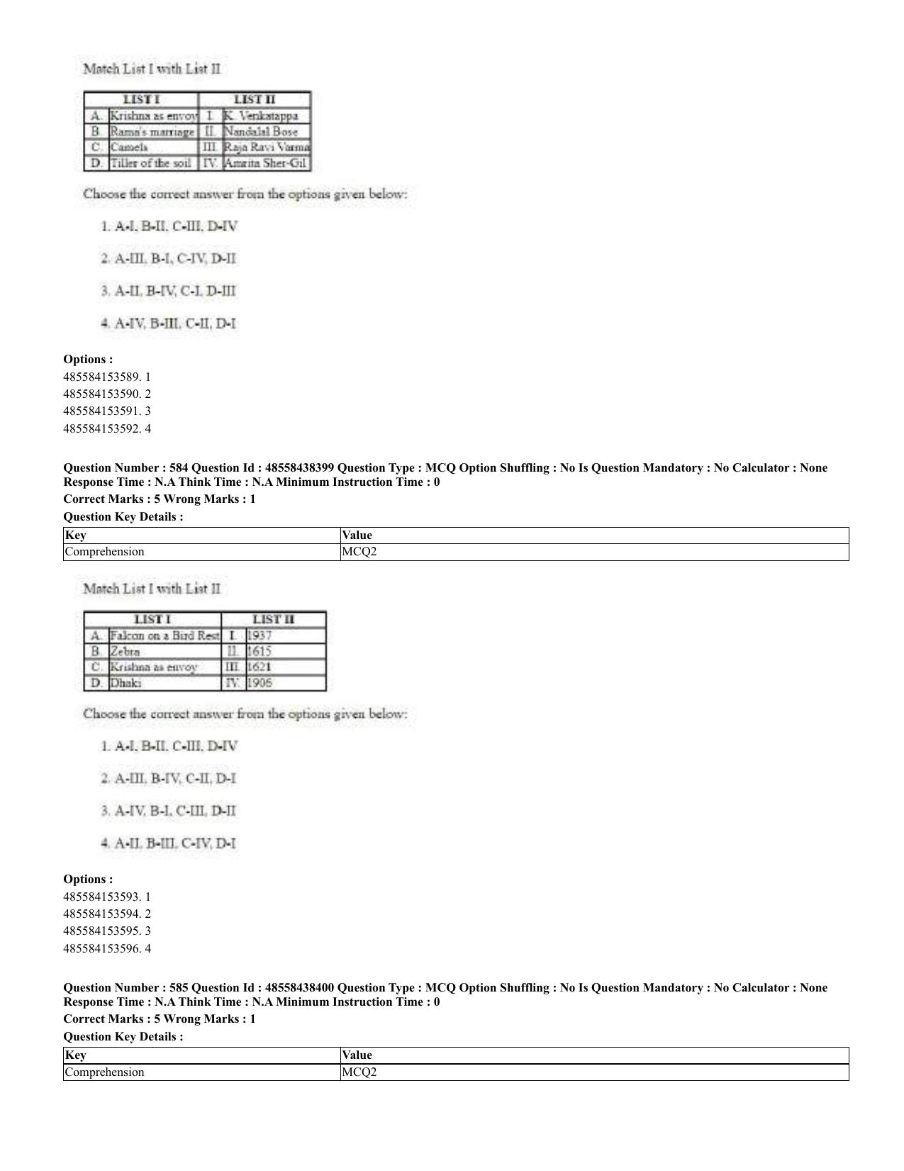 CUET 2023 English Odia Shift 3 Question Papers - 02 Jul 2023 - Page 317
