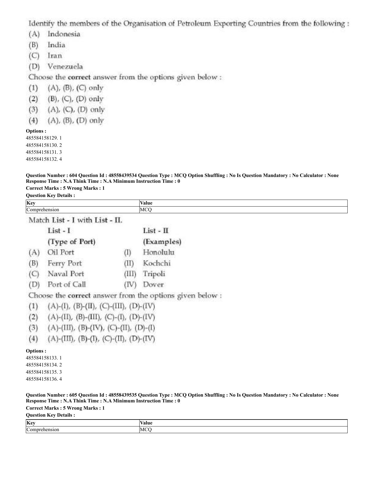 CUET 2023 English Odia Shift 3 Question Papers - 02 Jul 2023 - Page 325