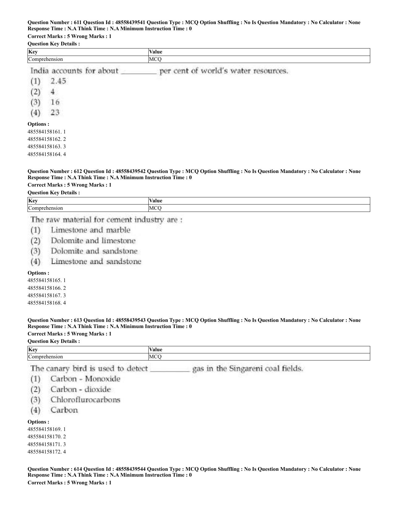 CUET 2023 English Odia Shift 3 Question Papers - 02 Jul 2023 - Page 328