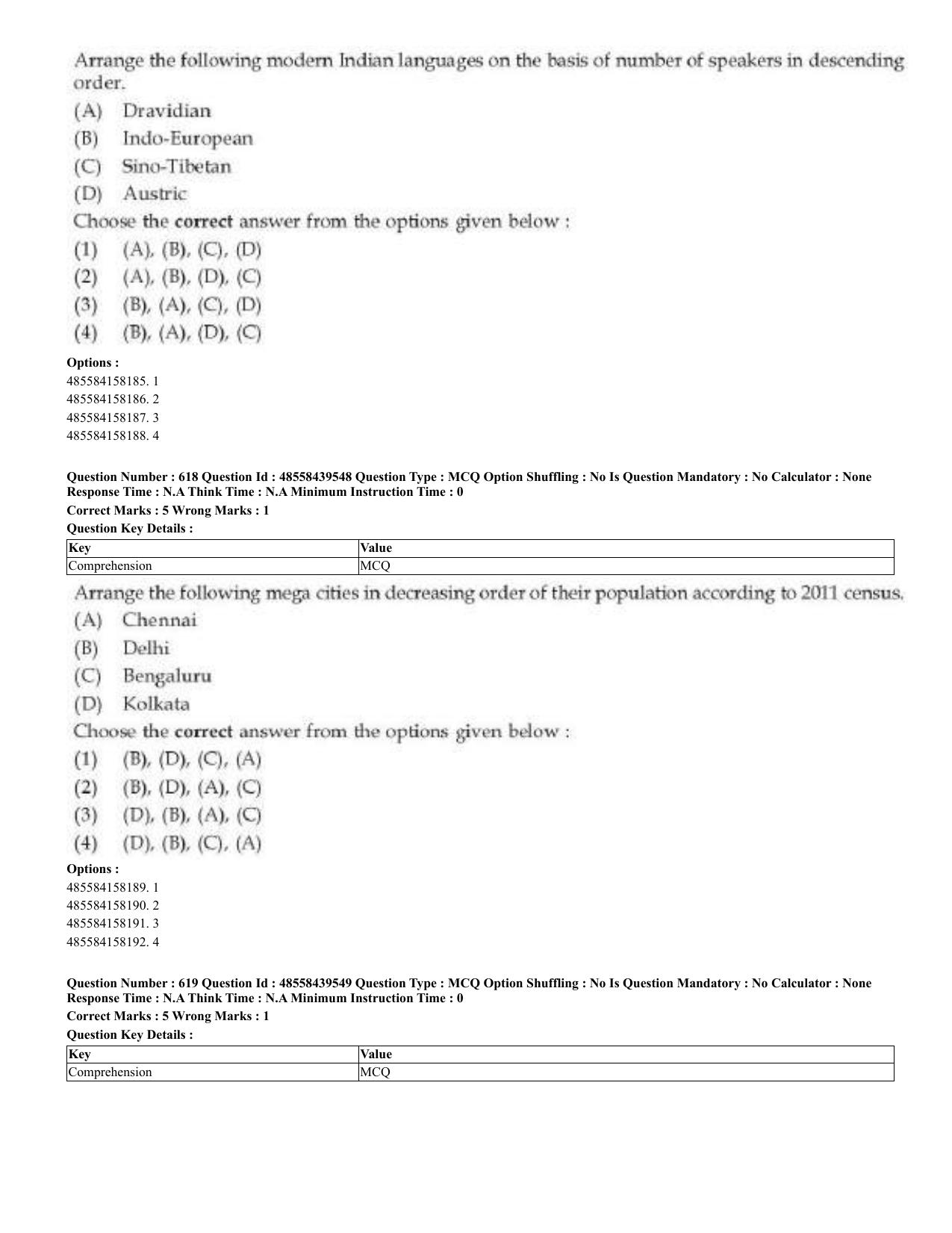 CUET 2023 English Odia Shift 3 Question Papers - 02 Jul 2023 - Page 330