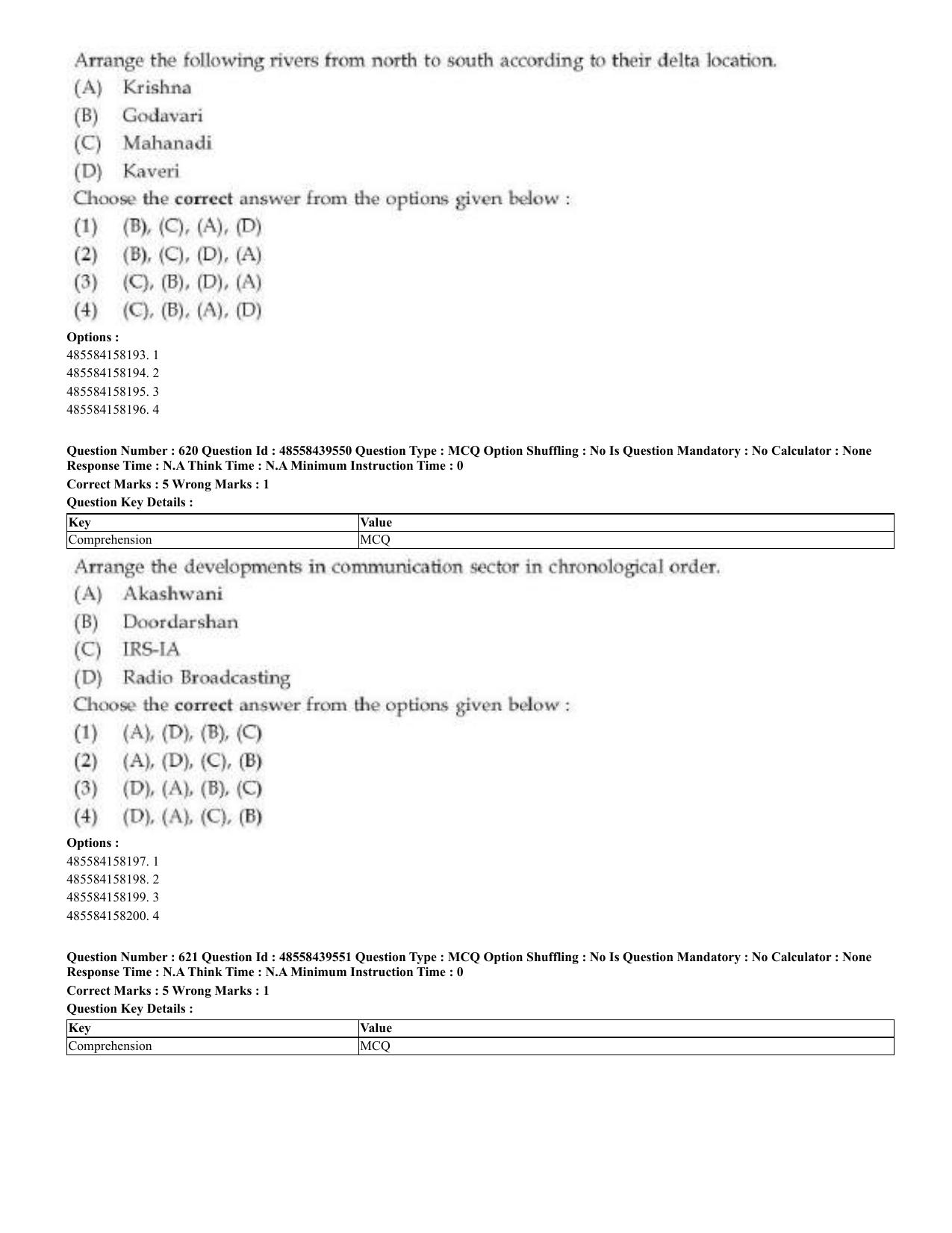 CUET 2023 English Odia Shift 3 Question Papers - 02 Jul 2023 - Page 331