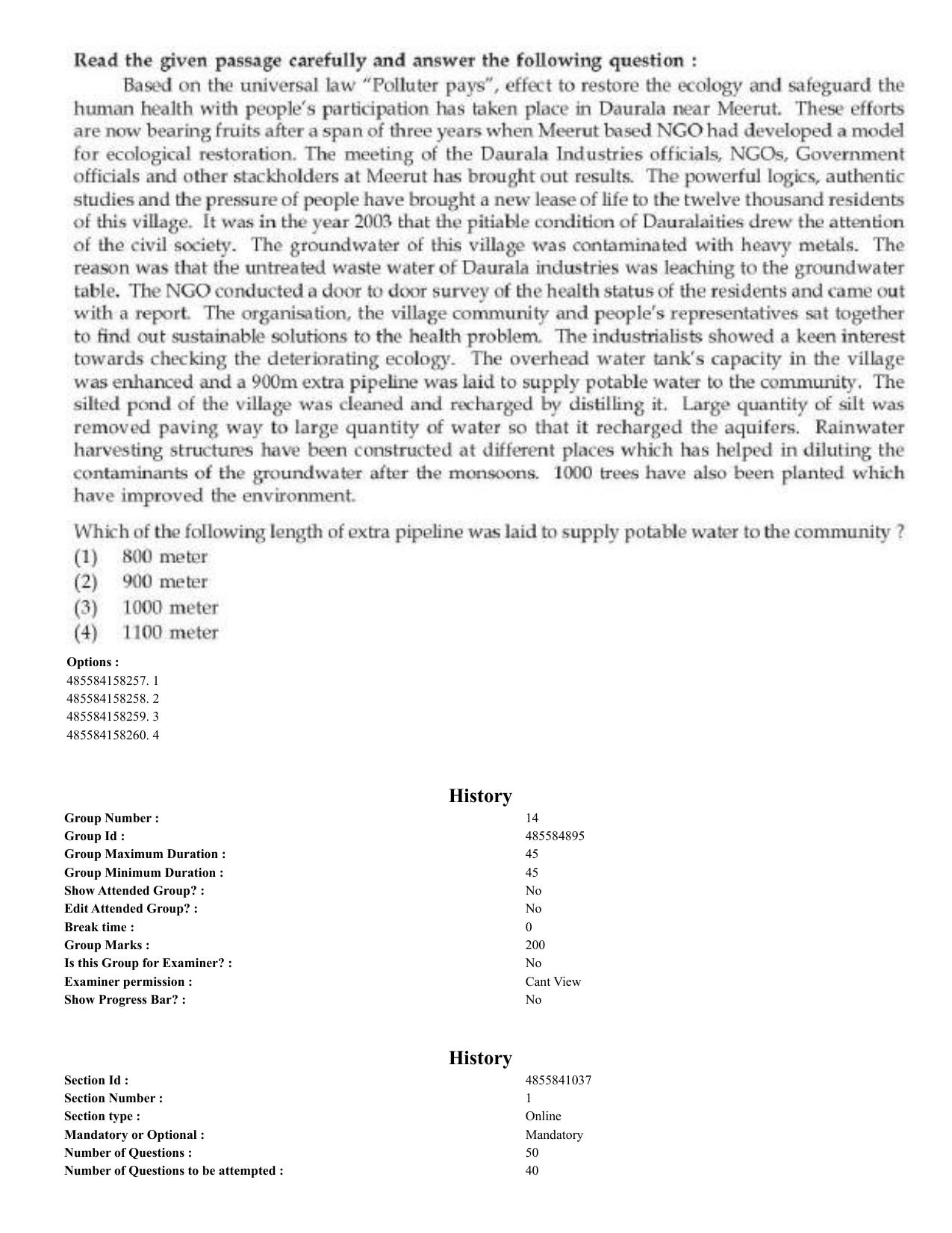CUET 2023 English Odia Shift 3 Question Papers - 02 Jul 2023 - Page 344