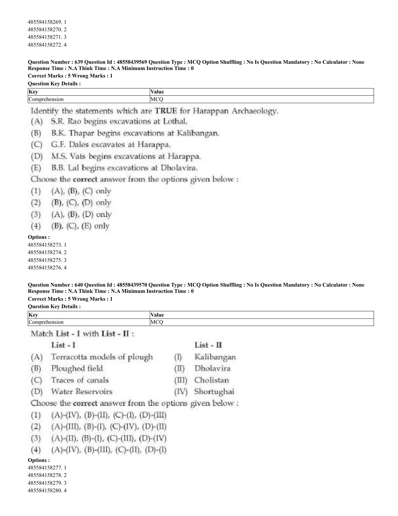 CUET 2023 English Odia Shift 3 Question Papers - 02 Jul 2023 - Page 346