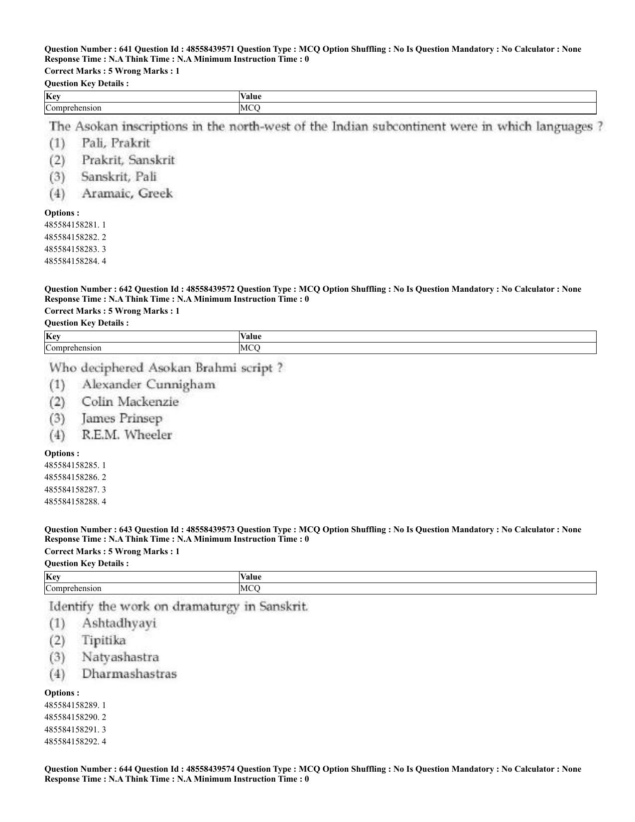 CUET 2023 English Odia Shift 3 Question Papers - 02 Jul 2023 - Page 347