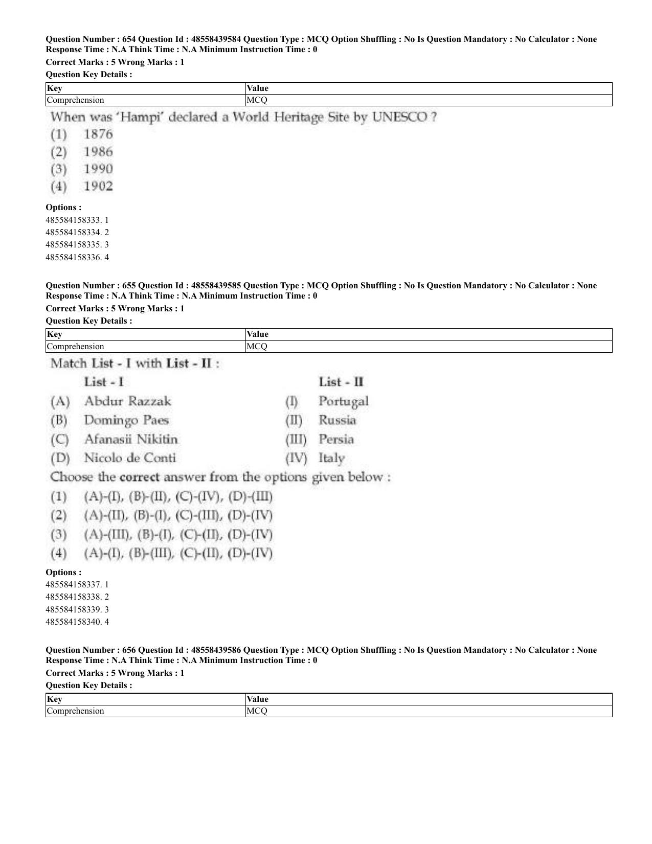 CUET 2023 English Odia Shift 3 Question Papers - 02 Jul 2023 - Page 352