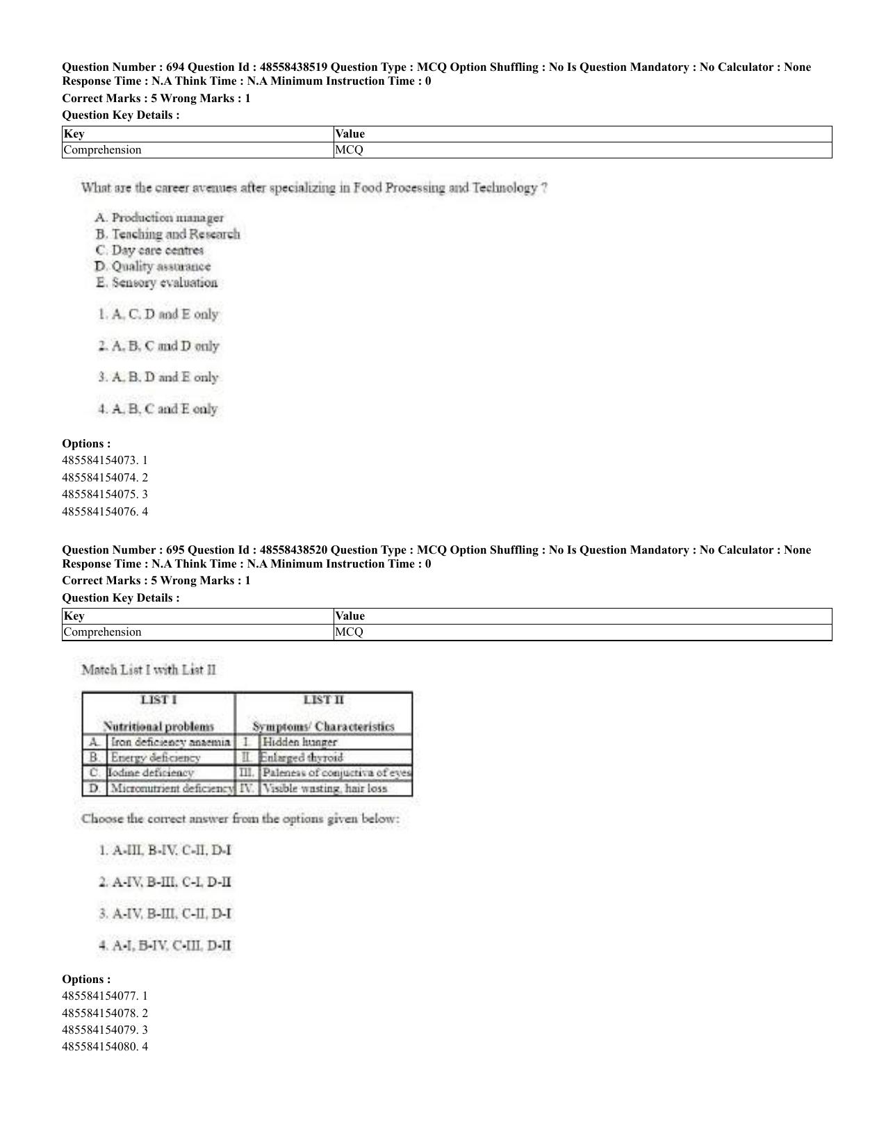 CUET 2023 English Odia Shift 3 Question Papers - 02 Jul 2023 - Page 370