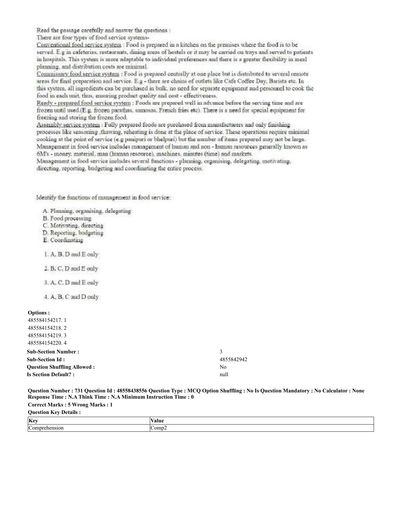 CUET 2023 English Odia Shift 3 Question Papers - 02 Jul 2023 - Page 388