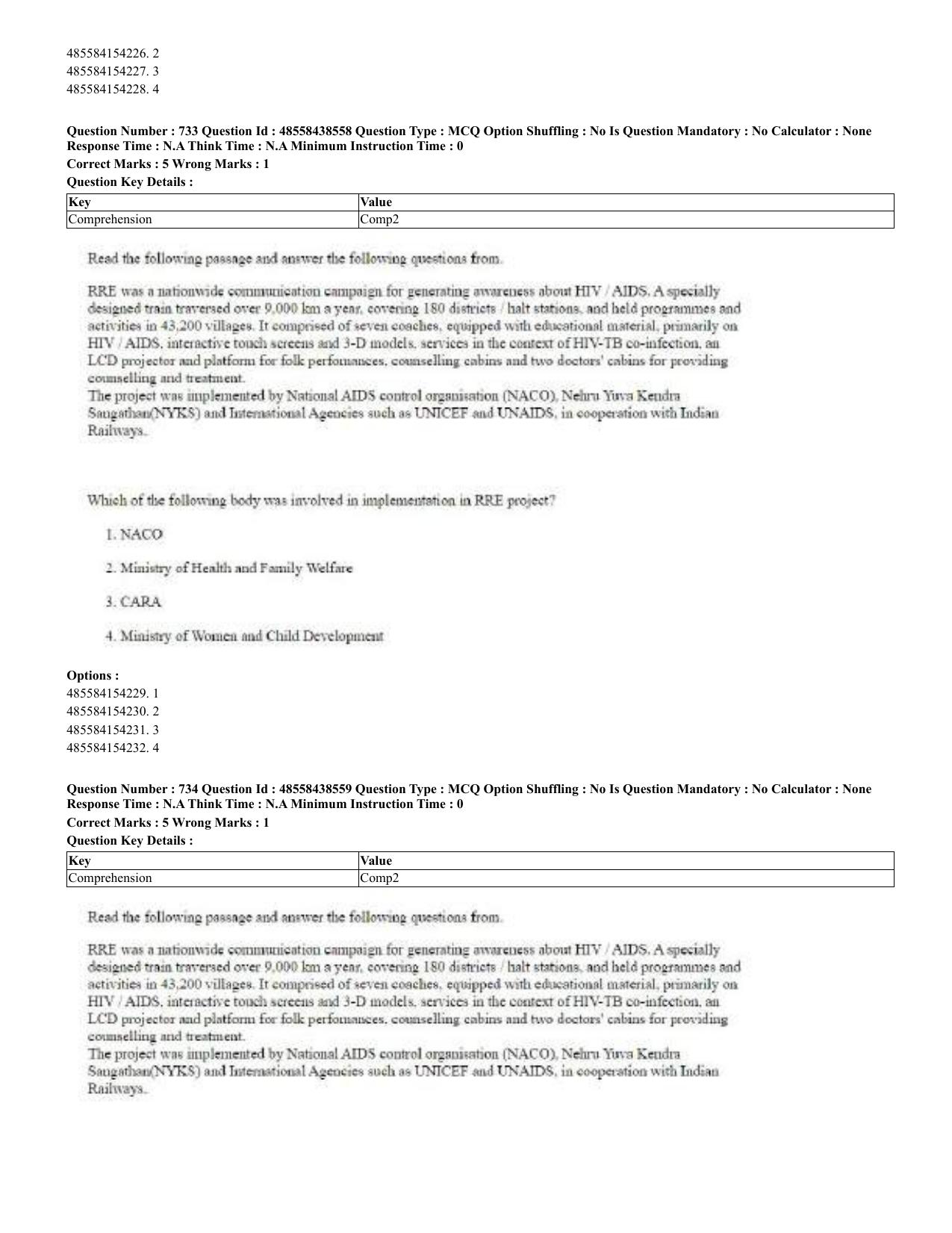 CUET 2023 English Odia Shift 3 Question Papers - 02 Jul 2023 - Page 390