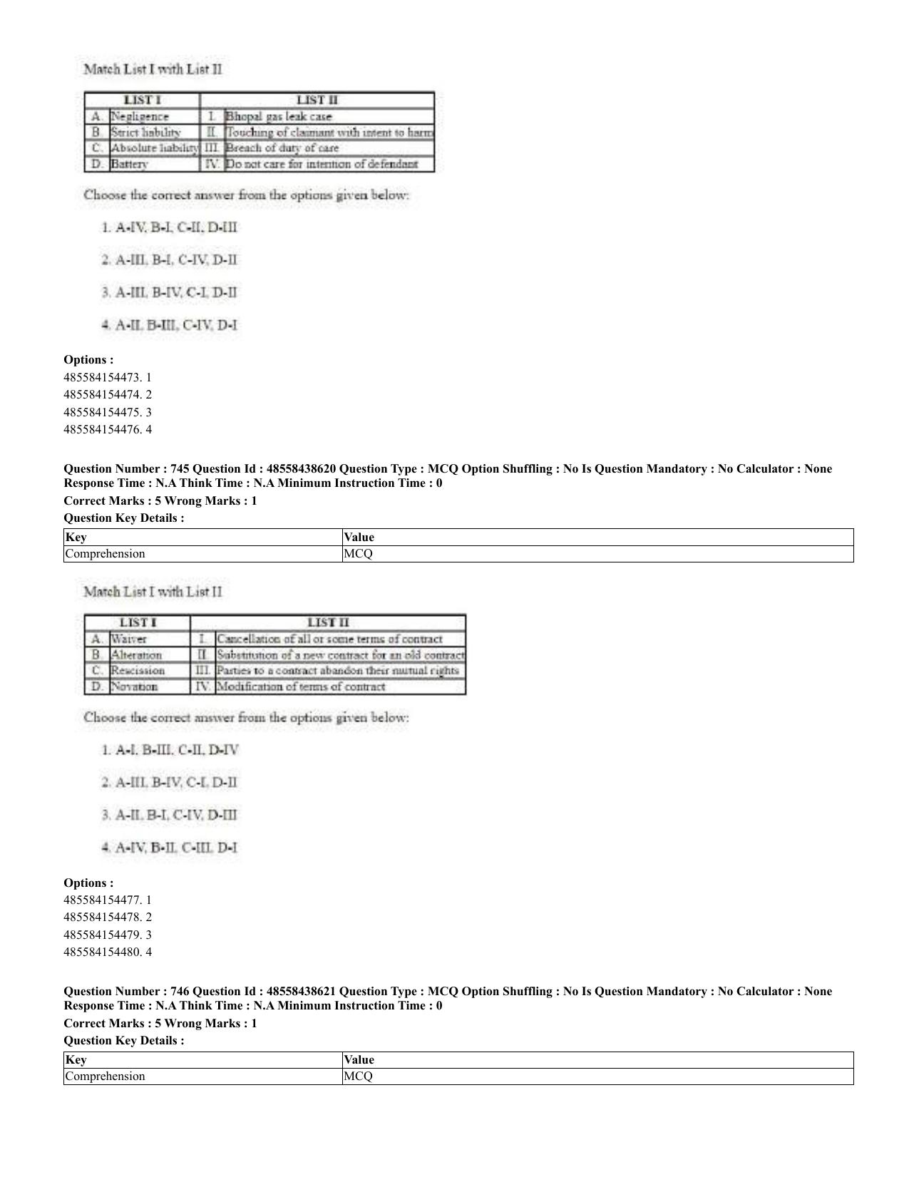 CUET 2023 English Odia Shift 3 Question Papers - 02 Jul 2023 - Page 396