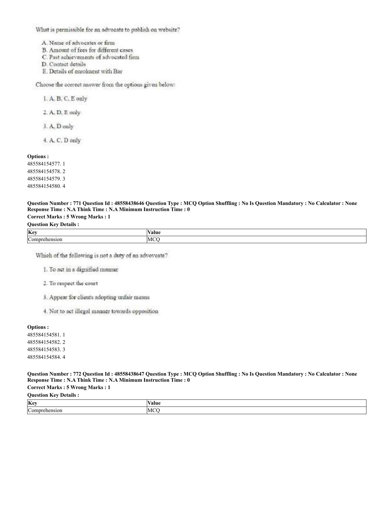 CUET 2023 English Odia Shift 3 Question Papers - 02 Jul 2023 - Page 408
