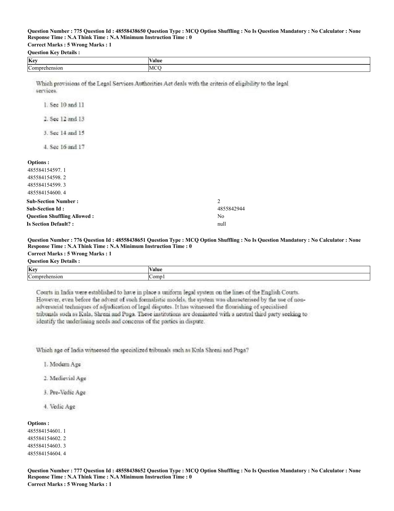 CUET 2023 English Odia Shift 3 Question Papers - 02 Jul 2023 - Page 410
