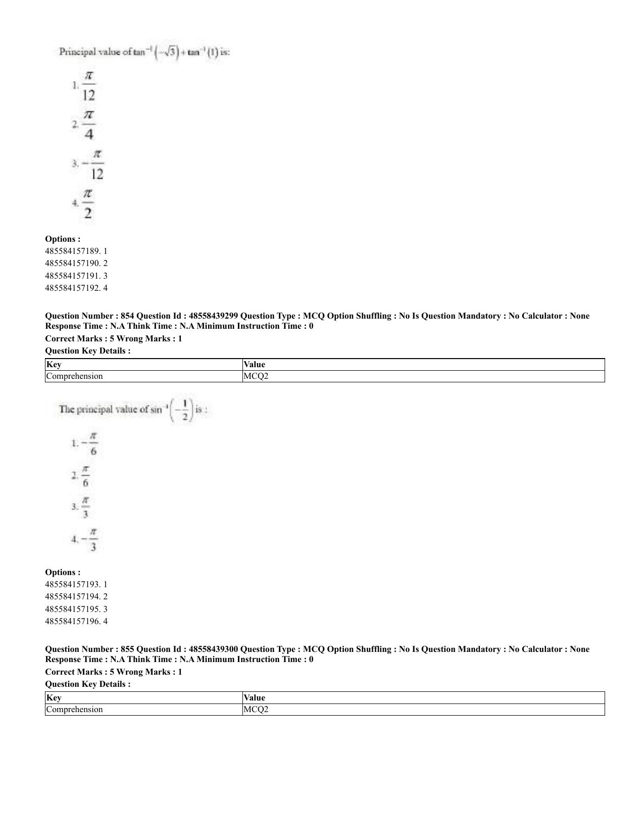 CUET 2023 English Odia Shift 3 Question Papers - 02 Jul 2023 - Page 449