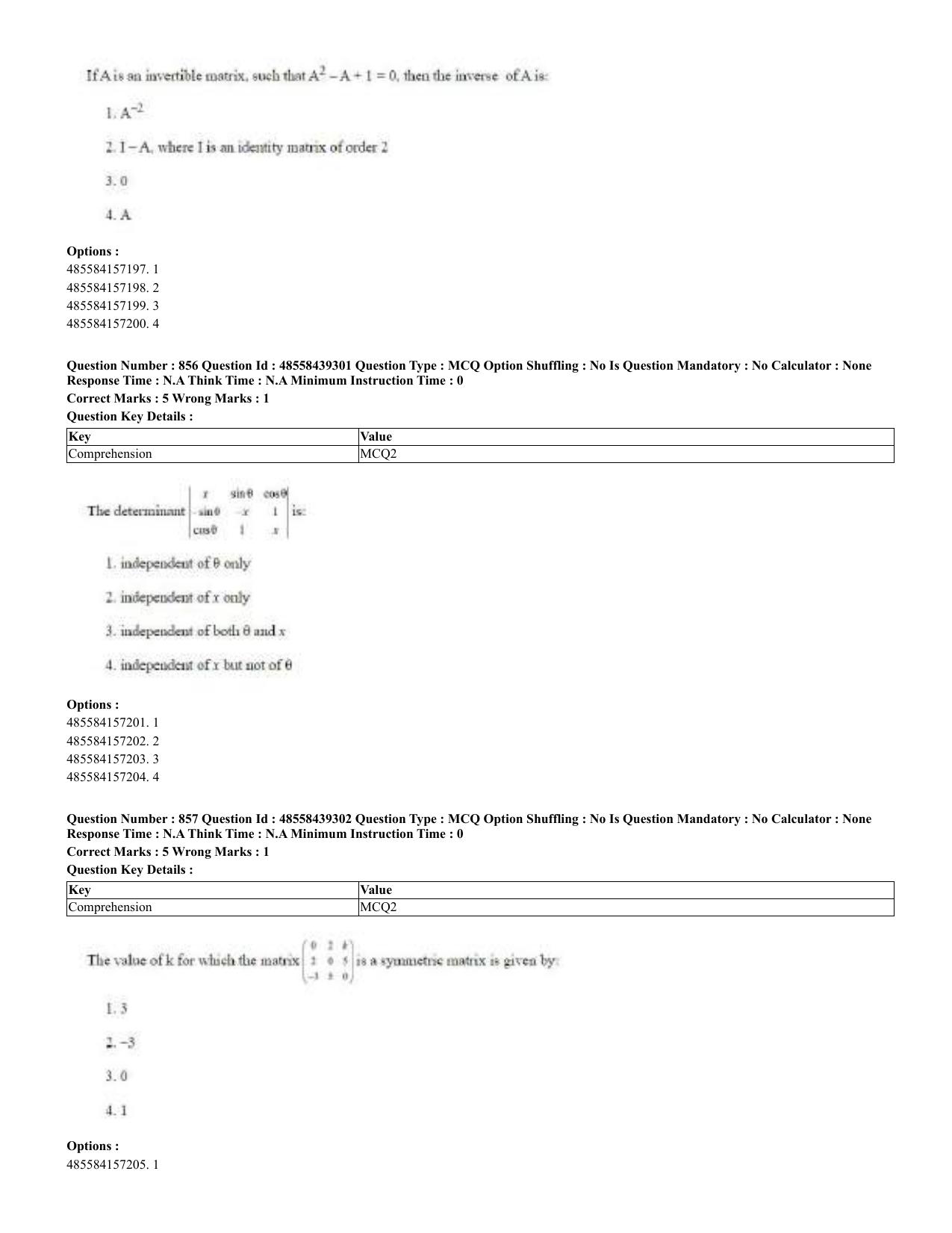 CUET 2023 English Odia Shift 3 Question Papers - 02 Jul 2023 - Page 450