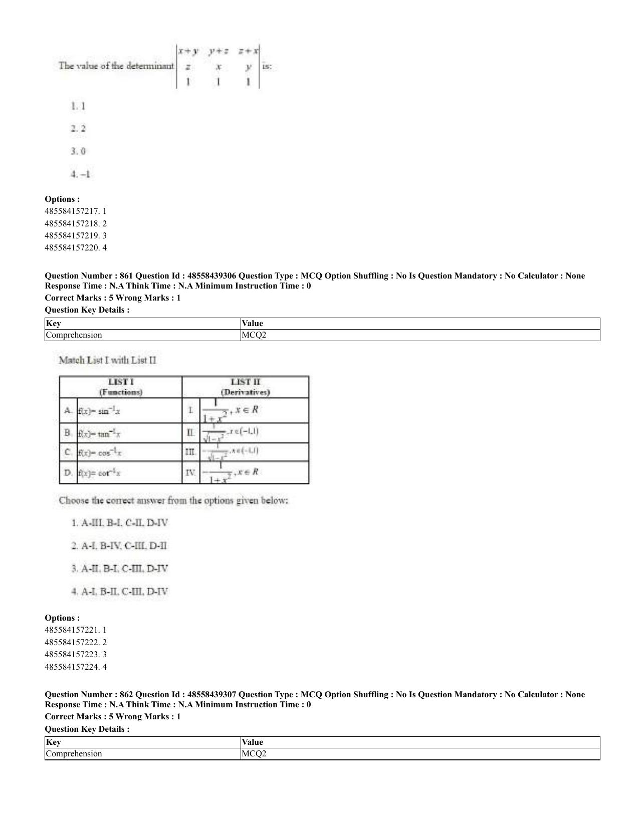 CUET 2023 English Odia Shift 3 Question Papers - 02 Jul 2023 - Page 452