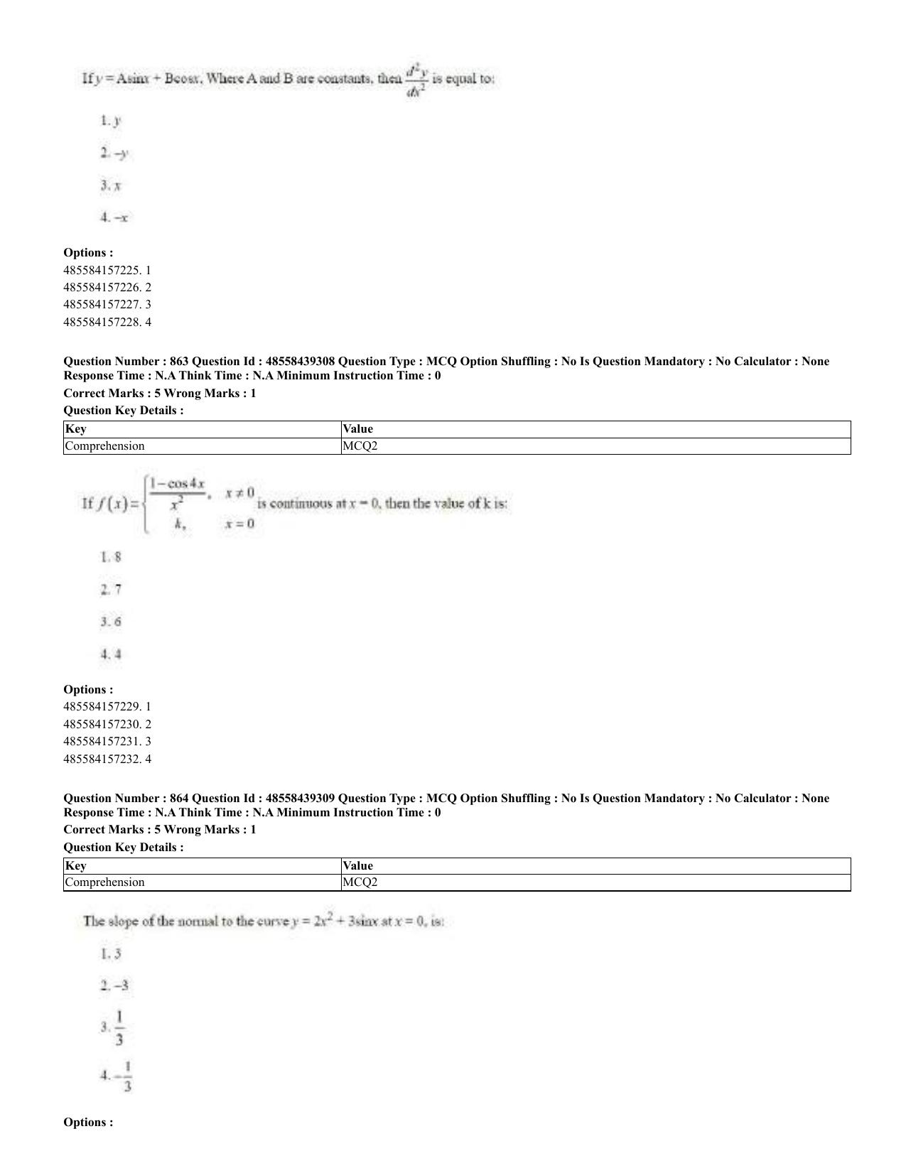 CUET 2023 English Odia Shift 3 Question Papers - 02 Jul 2023 - Page 453