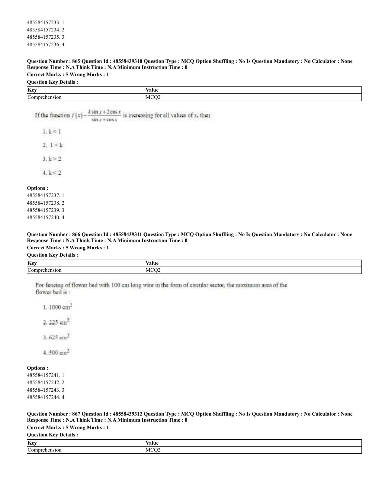 CUET 2023 English Odia Shift 3 Question Papers - 02 Jul 2023 - Page 454