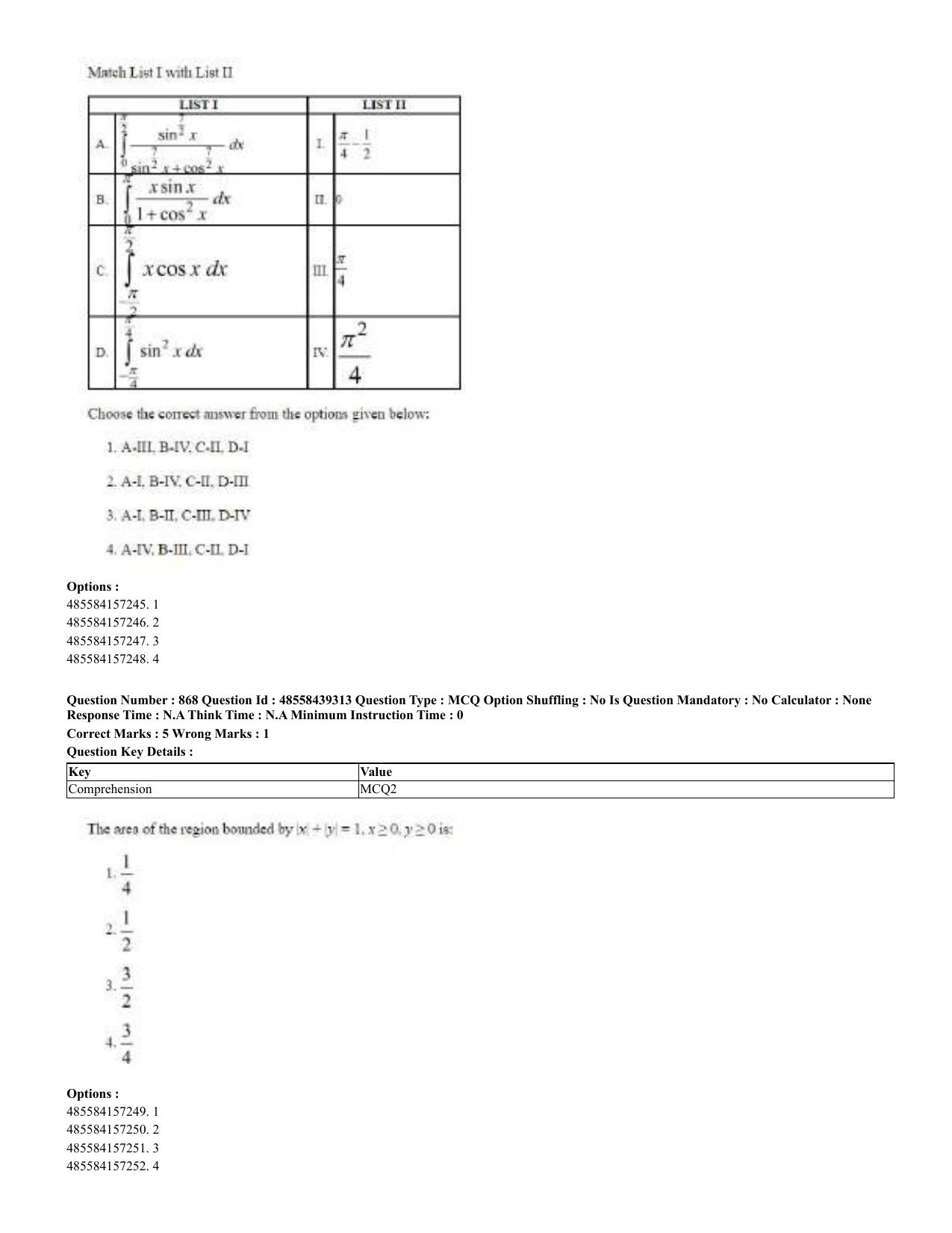 CUET 2023 English Odia Shift 3 Question Papers - 02 Jul 2023 - Page 455