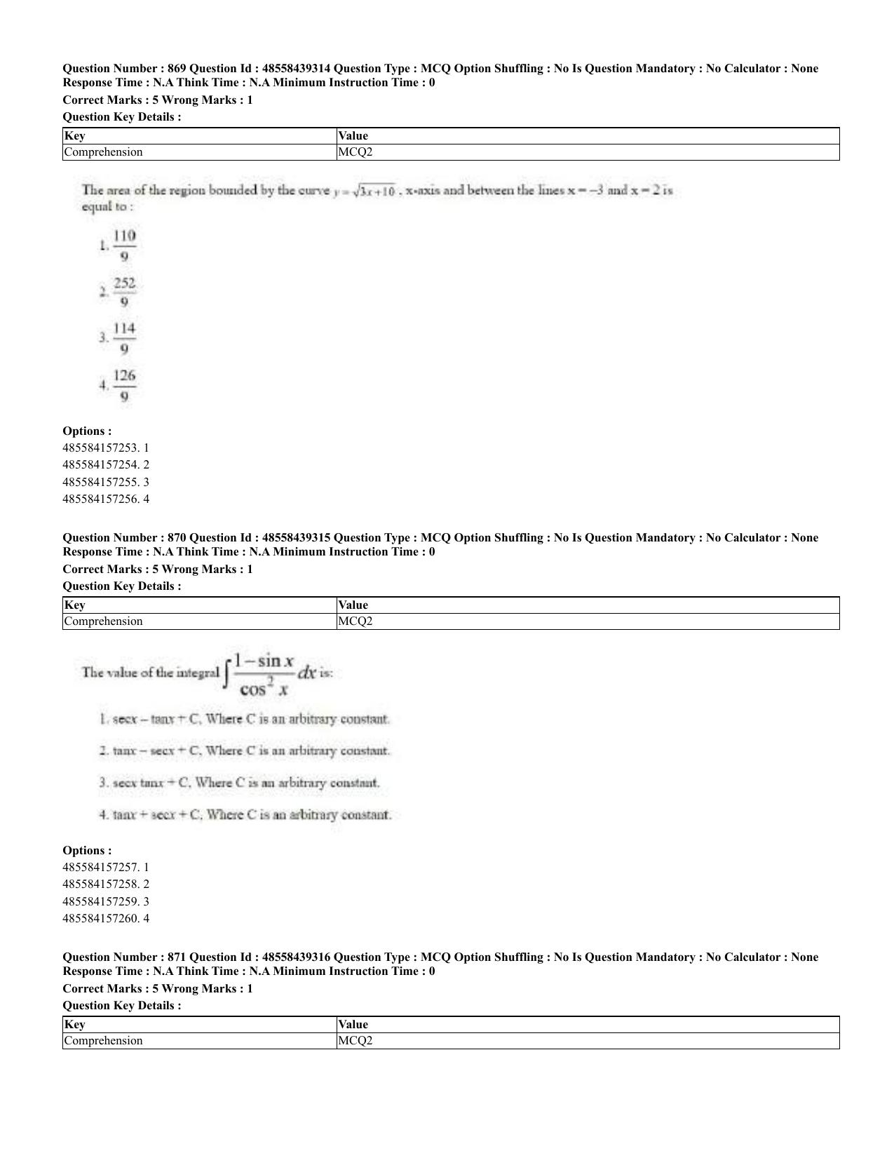 CUET 2023 English Odia Shift 3 Question Papers - 02 Jul 2023 - Page 456