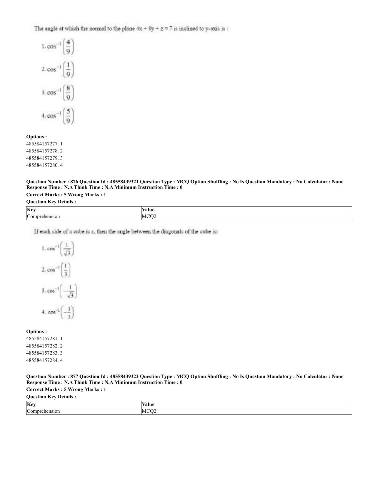CUET 2023 English Odia Shift 3 Question Papers - 02 Jul 2023 - Page 459