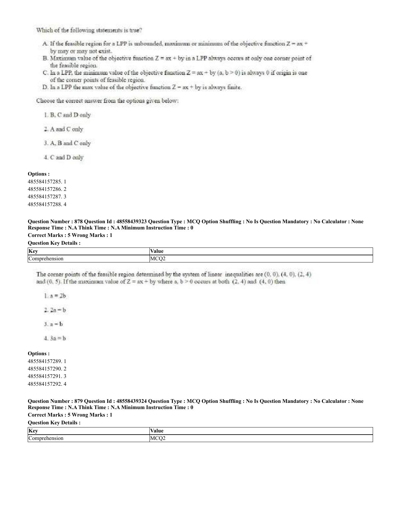 CUET 2023 English Odia Shift 3 Question Papers - 02 Jul 2023 - Page 460