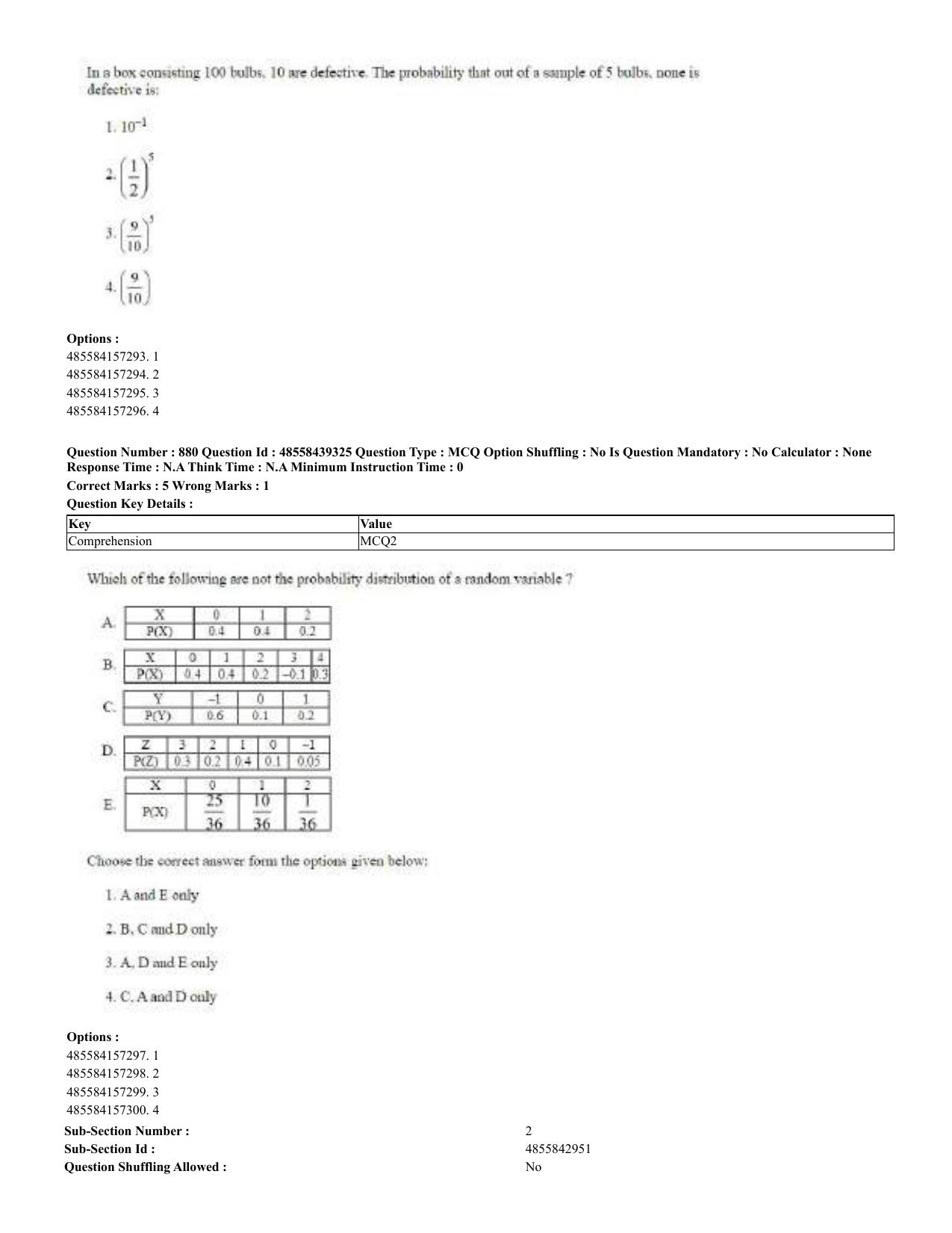 CUET 2023 English Odia Shift 3 Question Papers - 02 Jul 2023 - Page 461