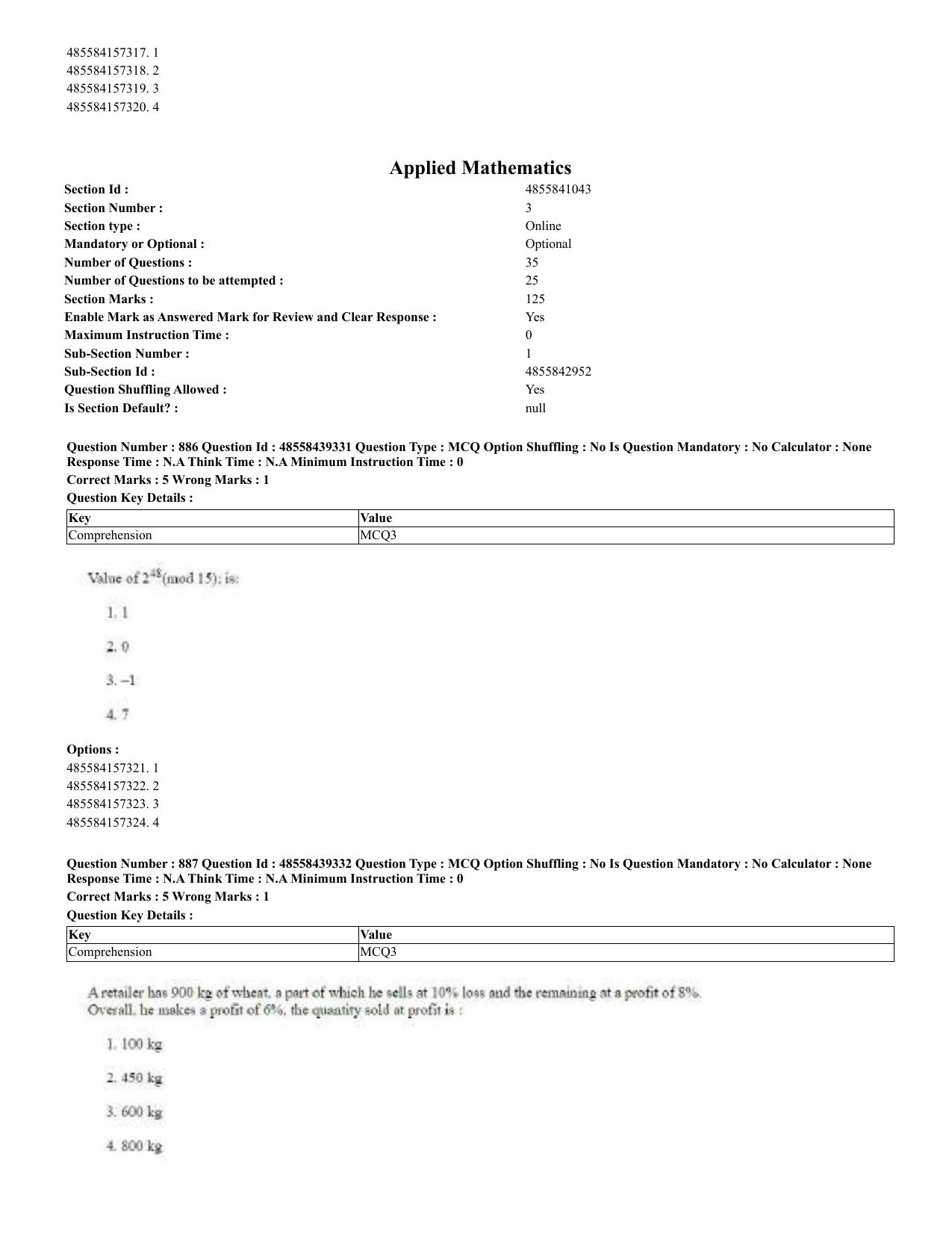 CUET 2023 English Odia Shift 3 Question Papers - 02 Jul 2023 - Page 464