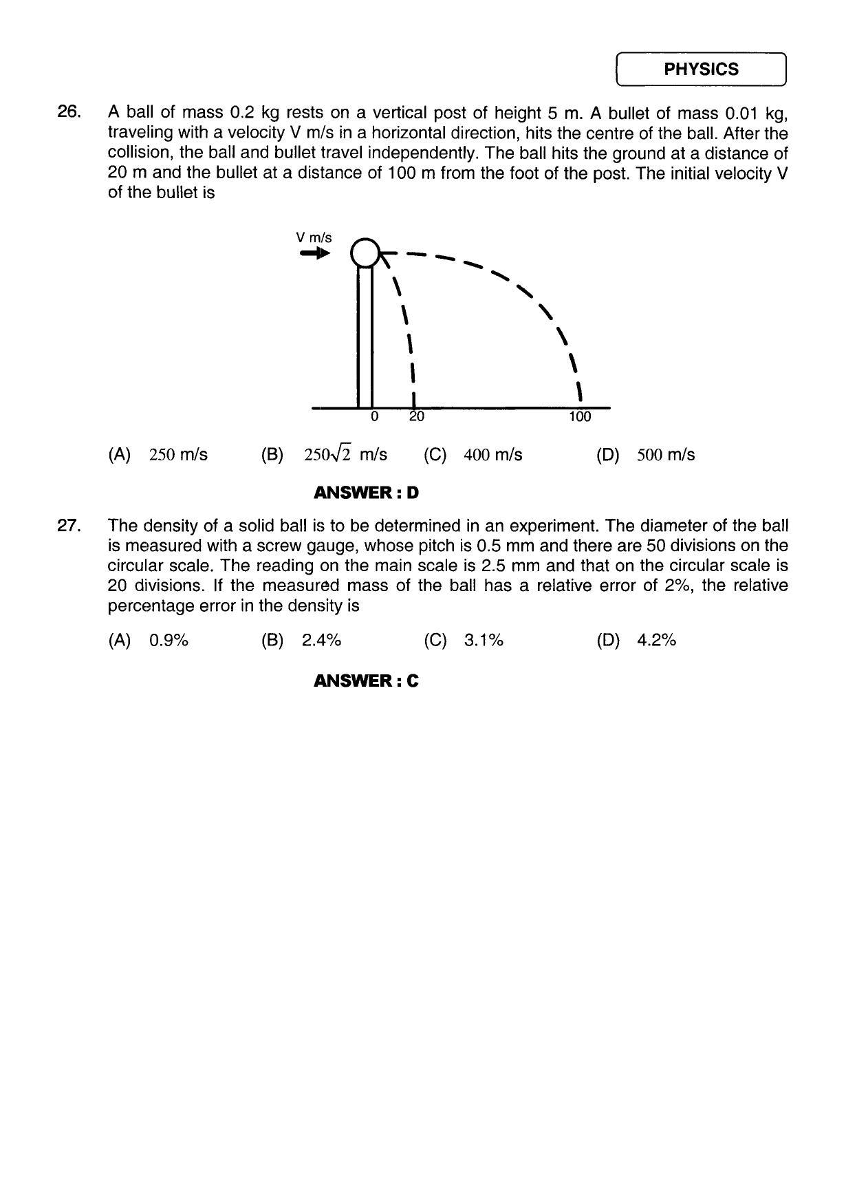 JEE 2011 Paper II Question Paper - Page 11