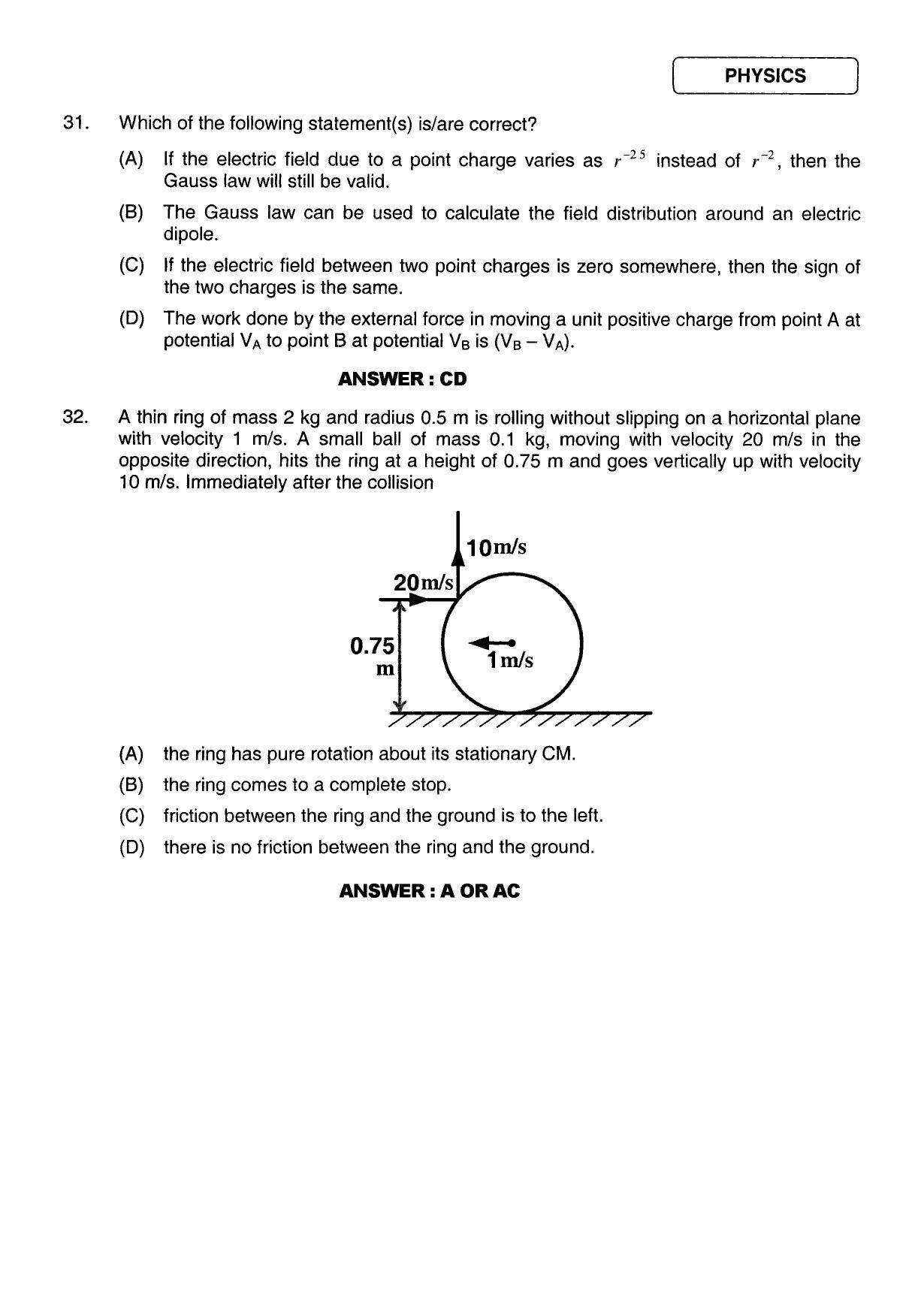 JEE 2011 Paper II Question Paper - Page 14