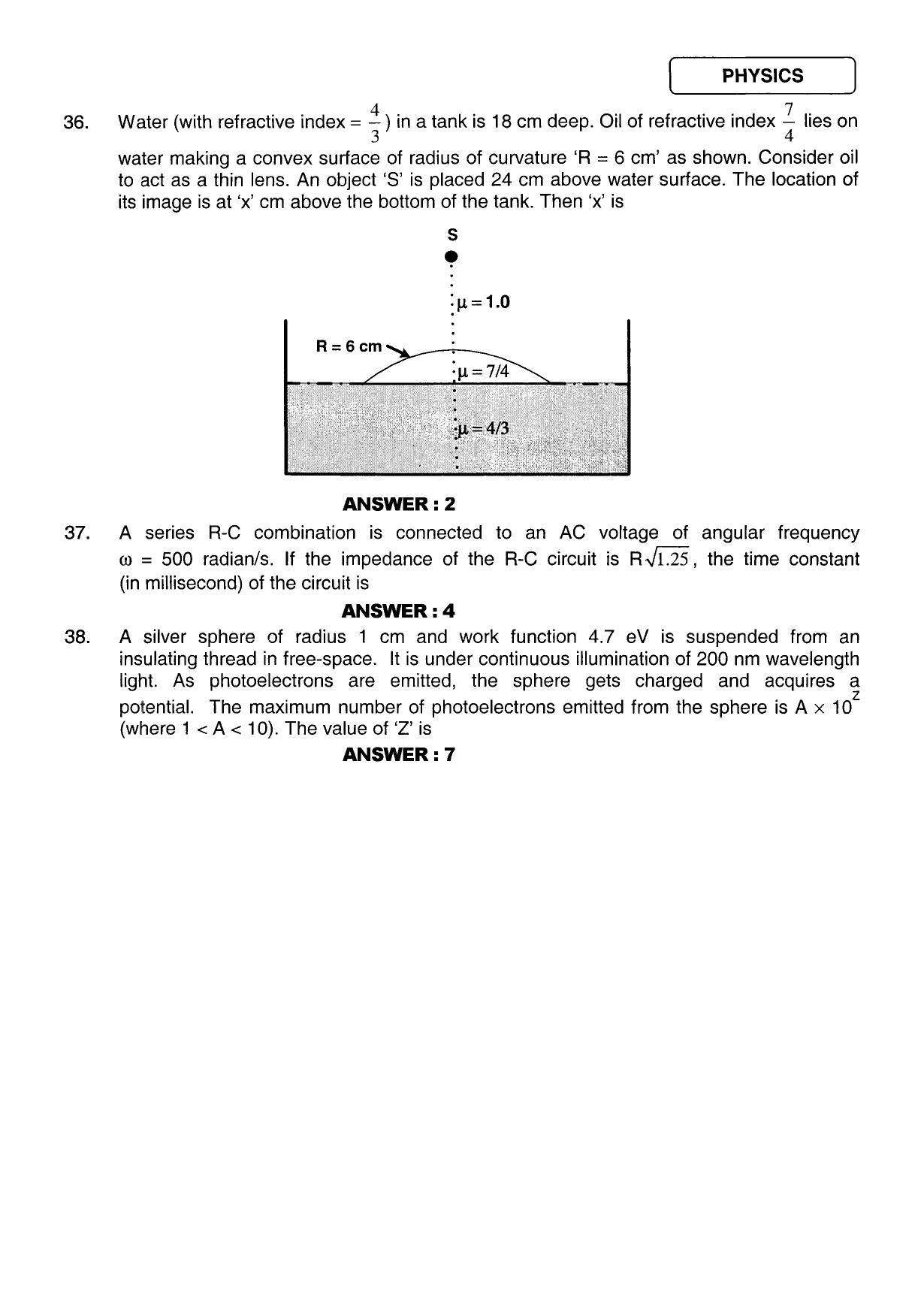 JEE 2011 Paper II Question Paper - Page 16