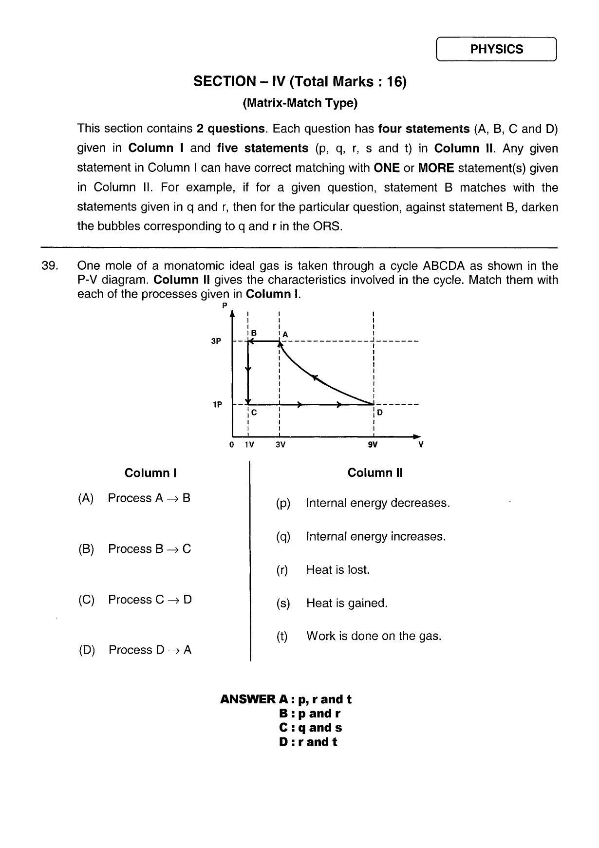JEE 2011 Paper II Question Paper - Page 17
