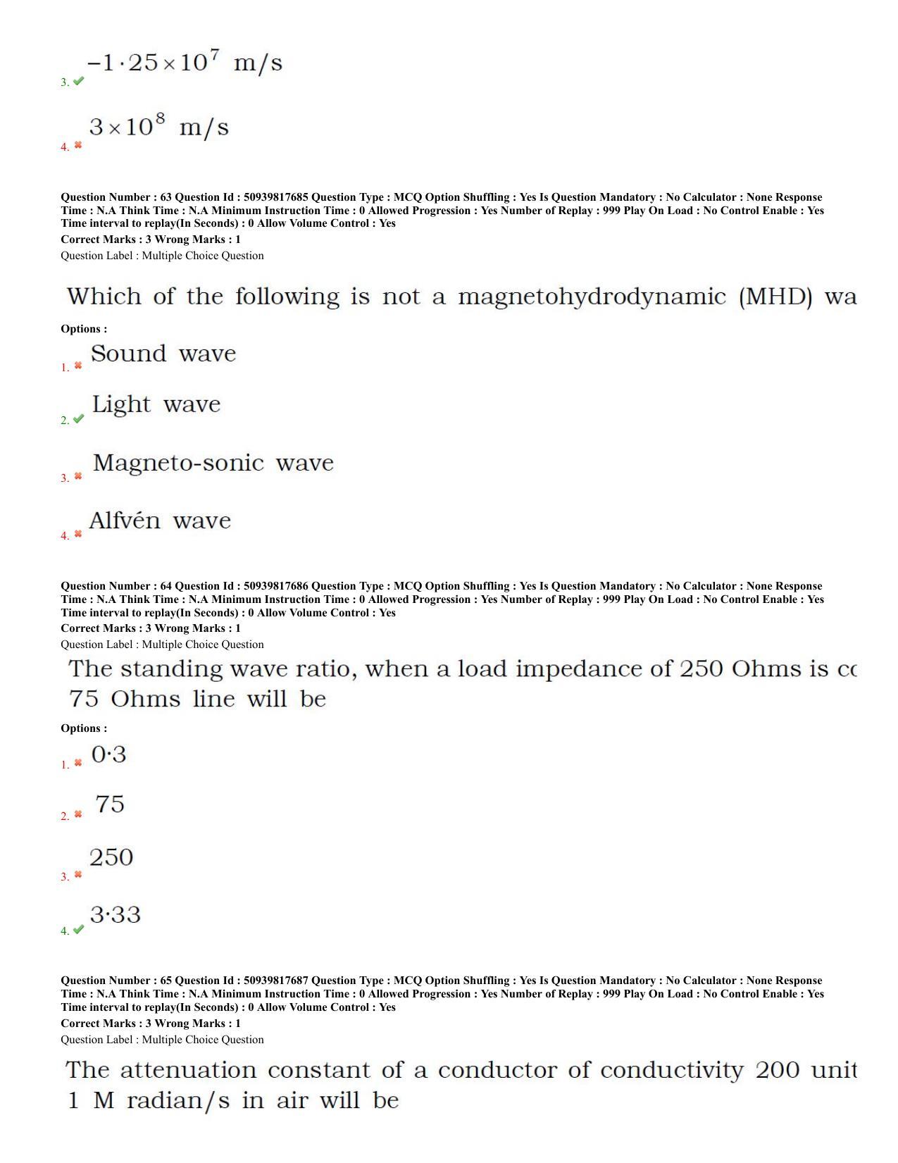 BHU RET Physics 2020 Question Paper - Page 28