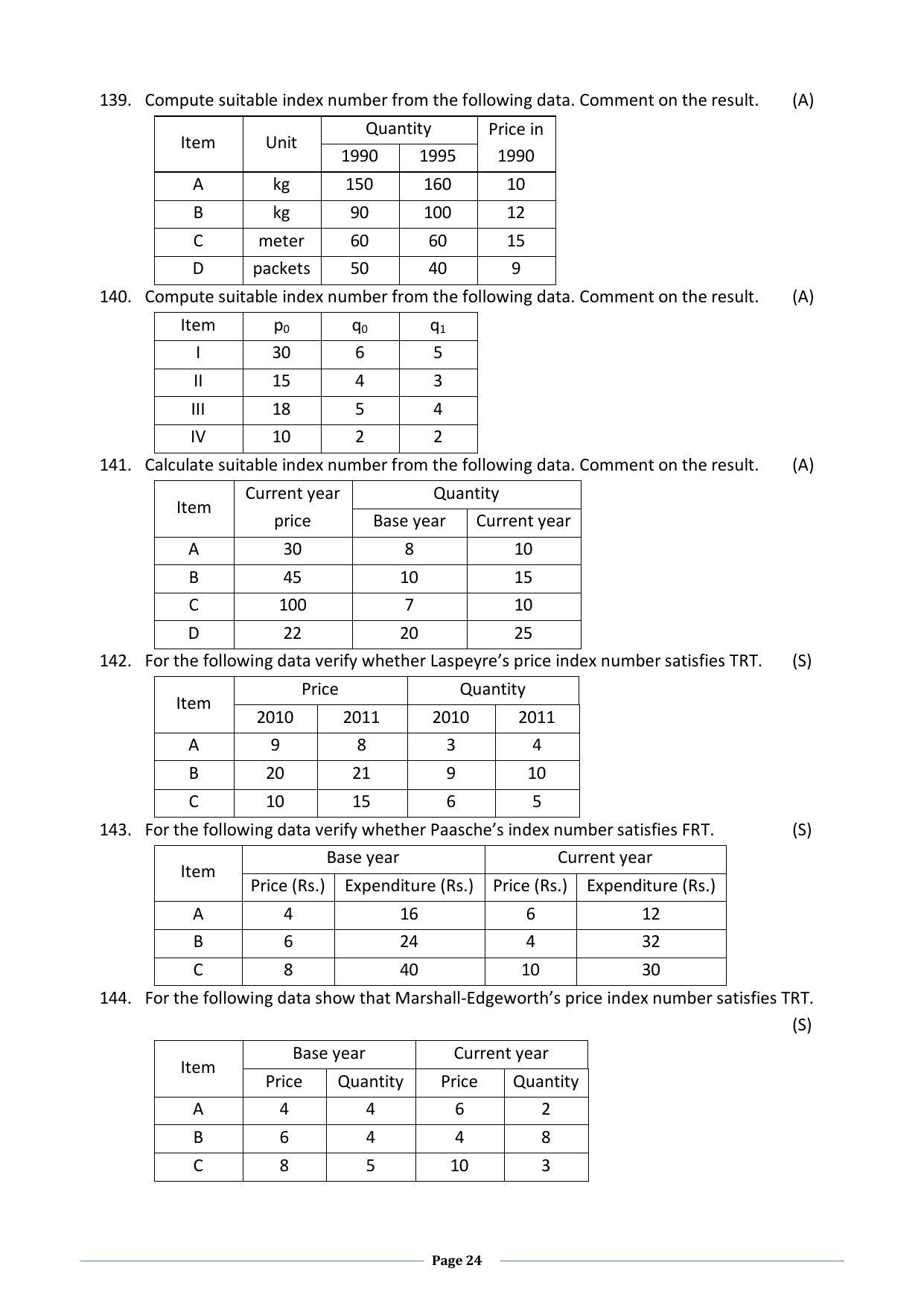 Karnataka 2nd PUC Question Bank for Statistics - Page 24