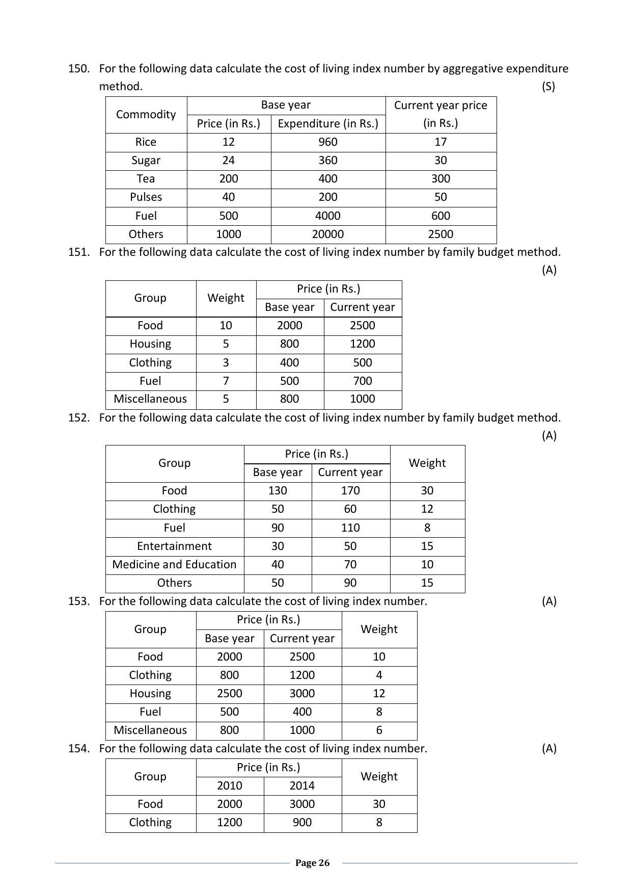 Karnataka 2nd PUC Question Bank for Statistics - Page 26