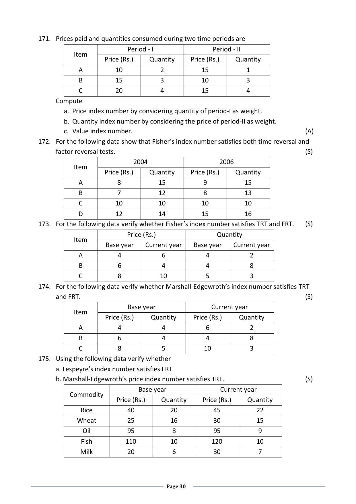 Karnataka 2nd PUC Question Bank for Statistics - Page 30