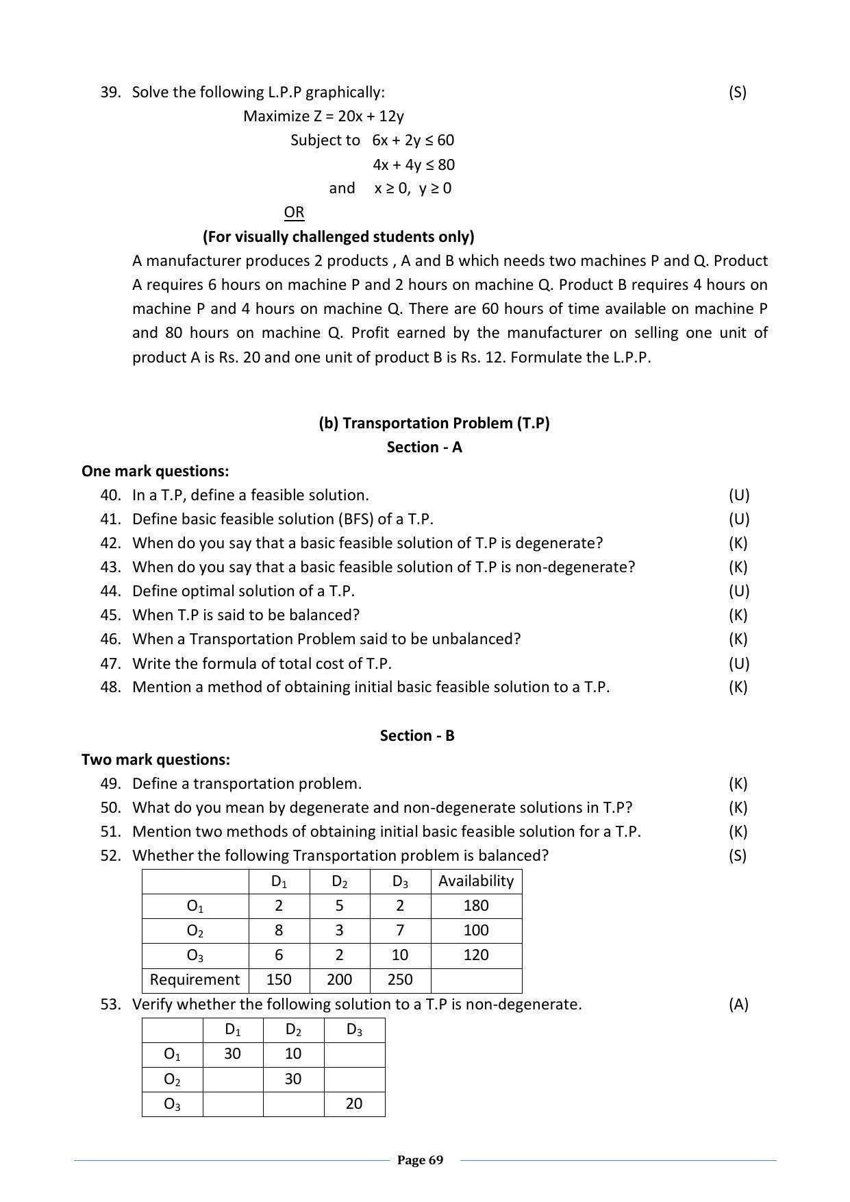Karnataka 2nd PUC Question Bank for Statistics - Page 69