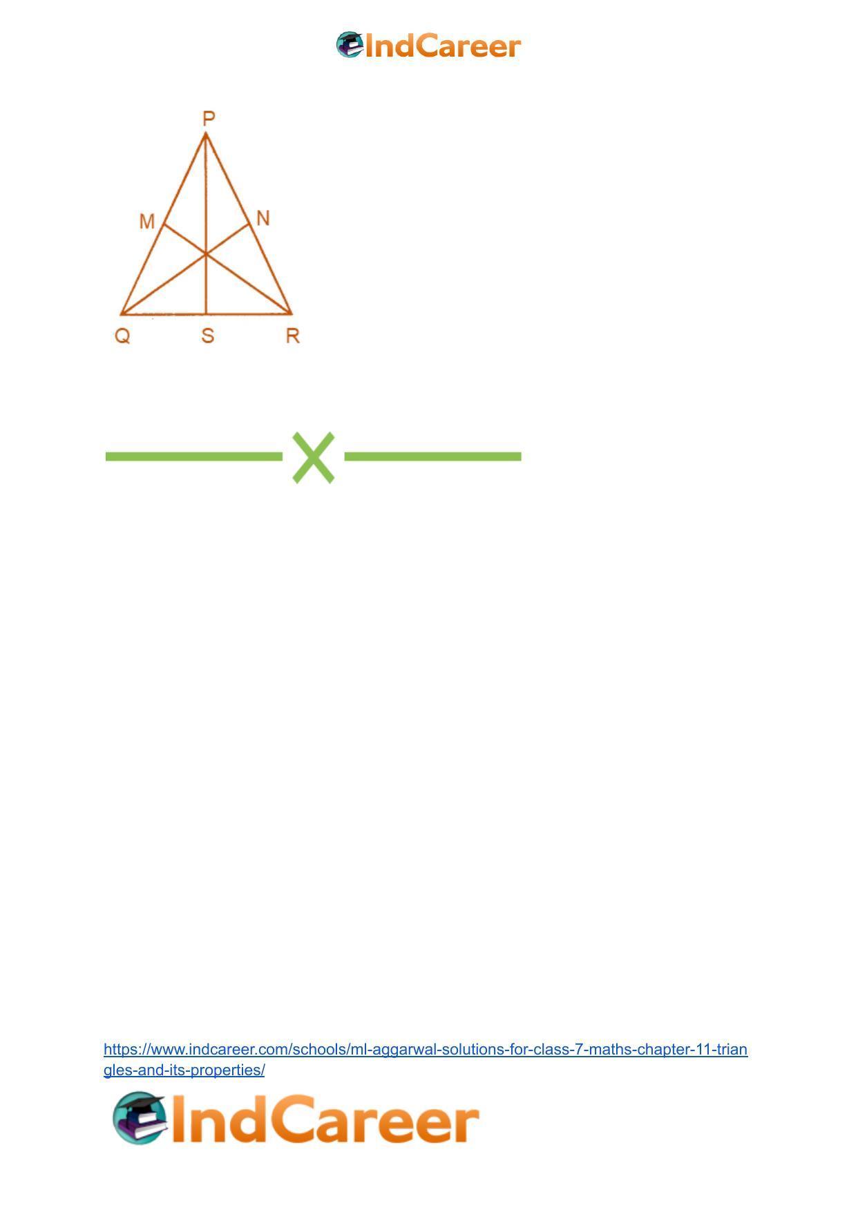 ML Aggarwal Solutions for Class 7 Maths Chapter 11- Triangles and its Properties - Page 8