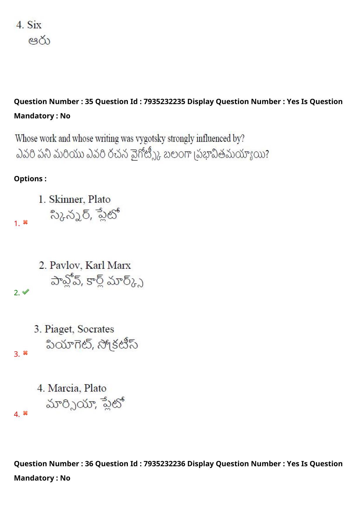 AP PGCET 2021 Education Question Paper with Answer Key - Page 28