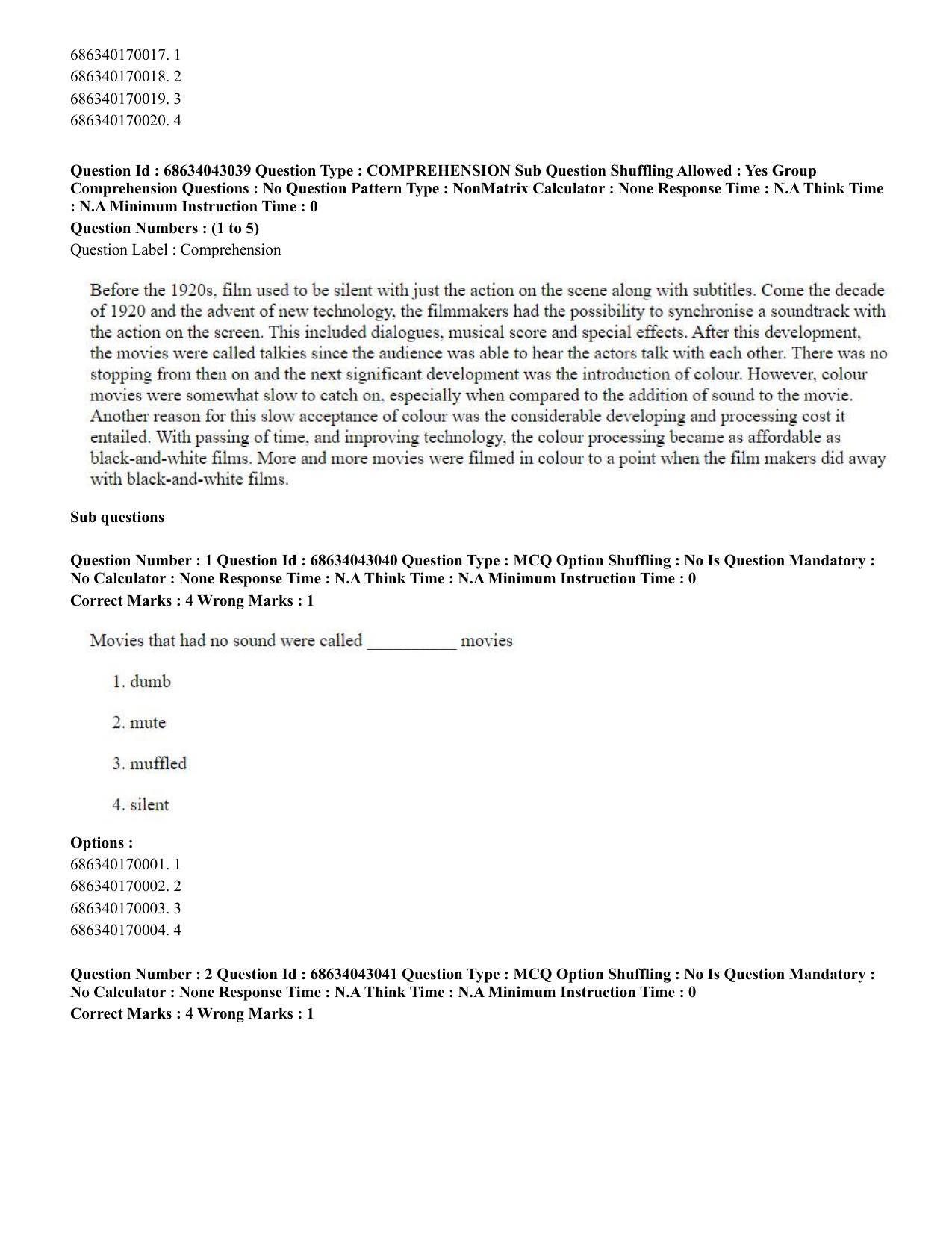 CUET PG 2023: MTQP09 – Nanoelectronics/Material Sciencs (Eng) Shift 3 (30-06-2023) Question Paper - Page 4