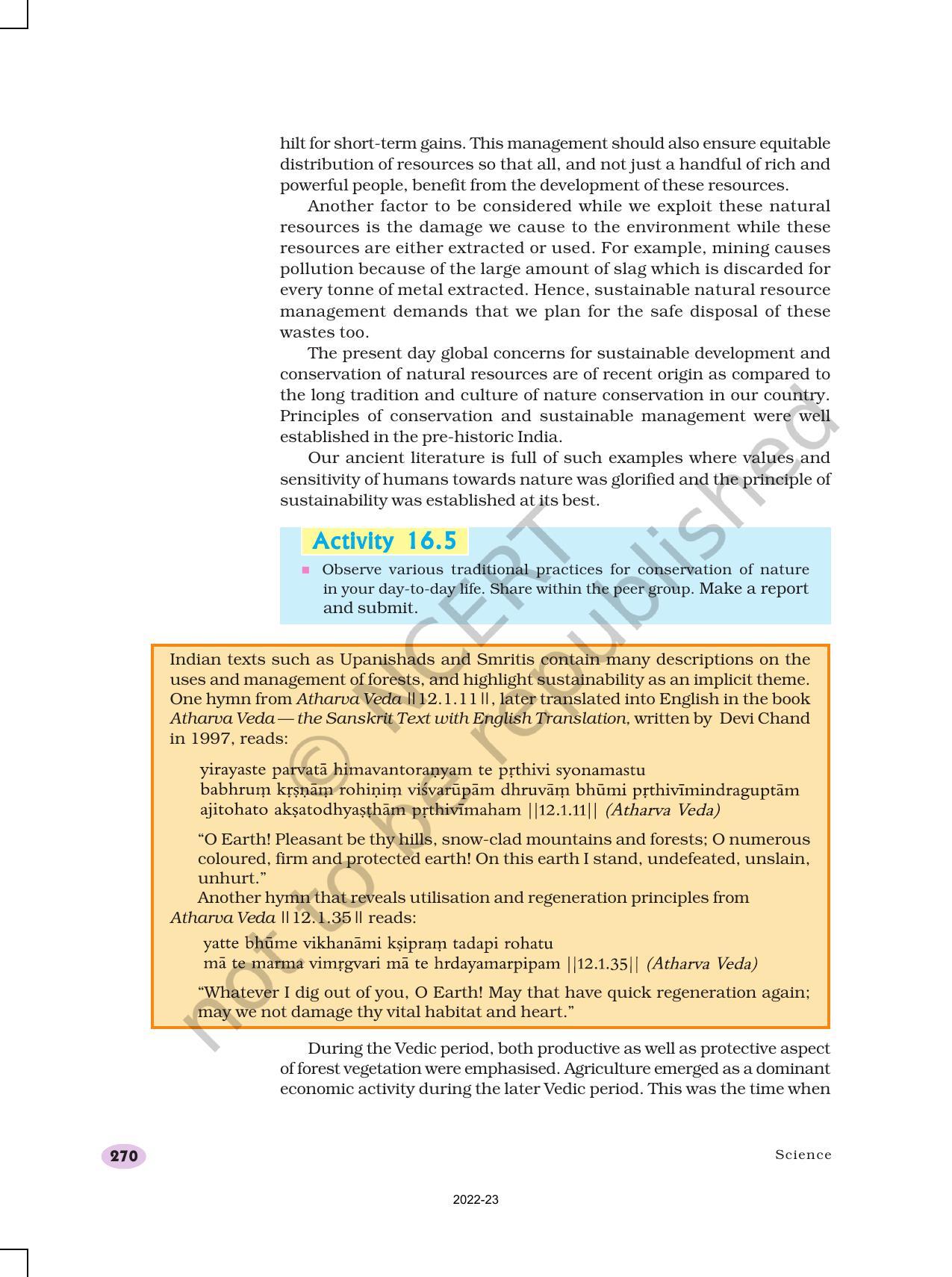 NCERT Book for Class 10 Science Chapter 16 Management of Natural Resources - Page 5
