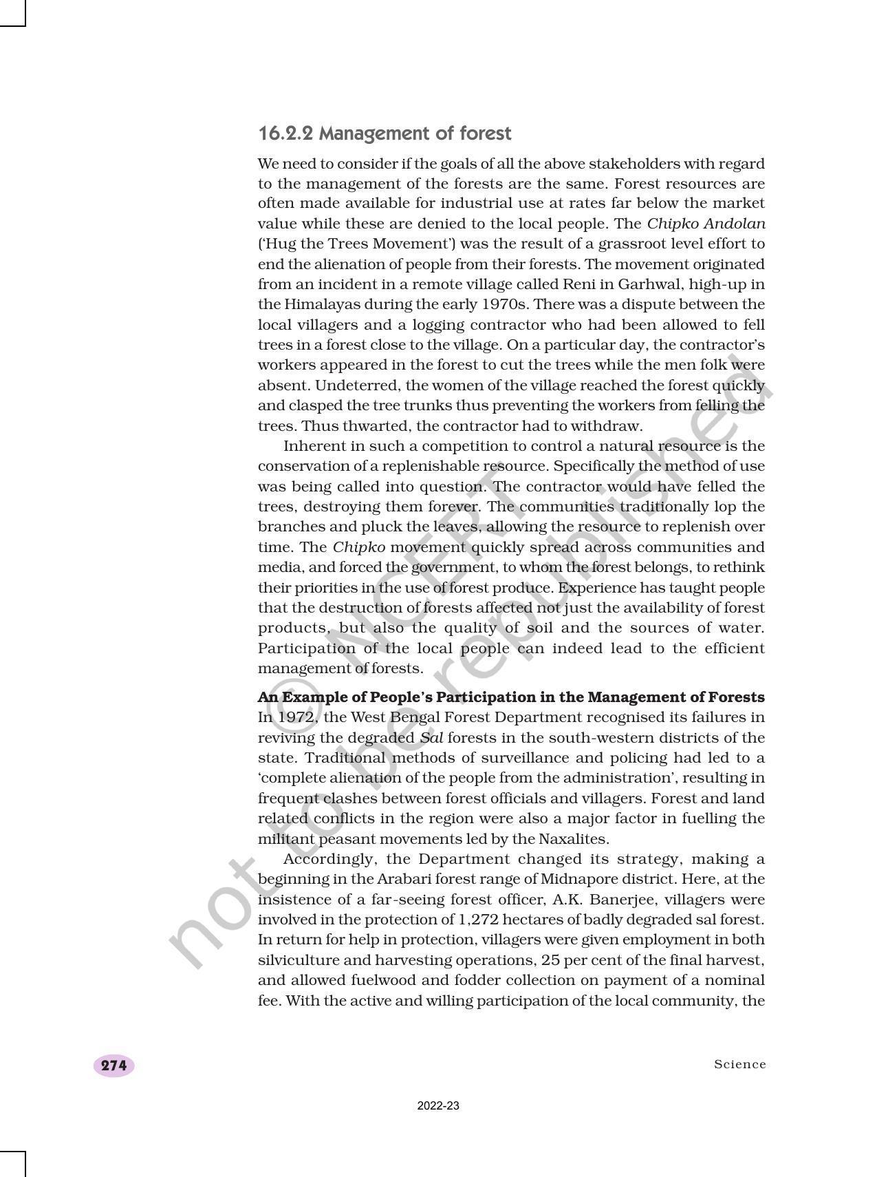 NCERT Book for Class 10 Science Chapter 16 Management of Natural Resources - Page 9