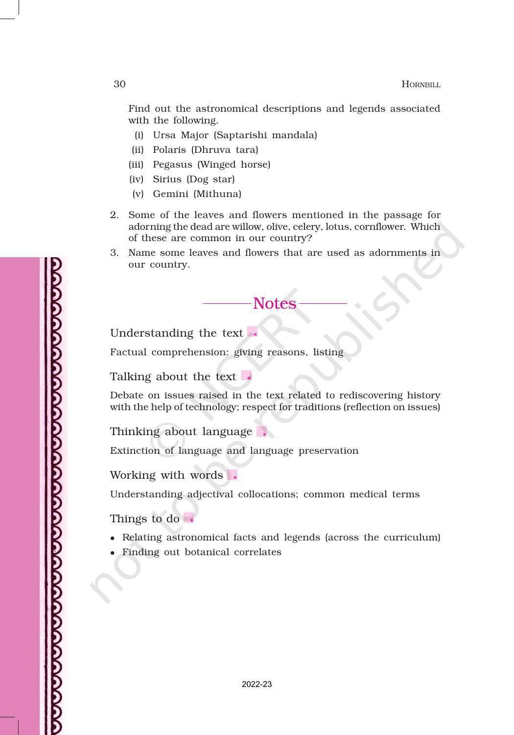 NCERT Book for Class 11 English Hornbill Chapter 3 Discovering Tut: The Saga Continues - Page 9
