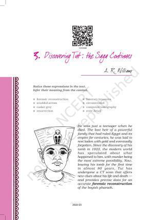 NCERT Book for Class 11 English Hornbill Chapter 3 Discovering Tut: The Saga Continues