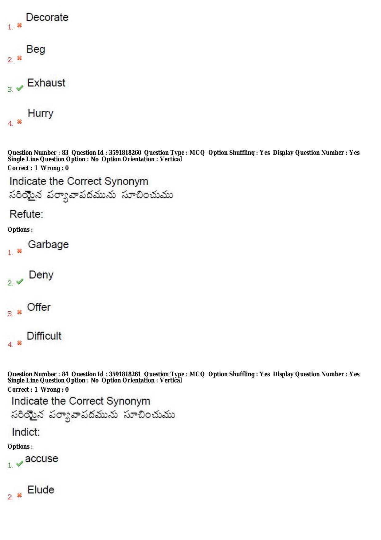 TS CPGET 2018 M.Com (Shift 2) Question Paper with Answer Key - Page 43