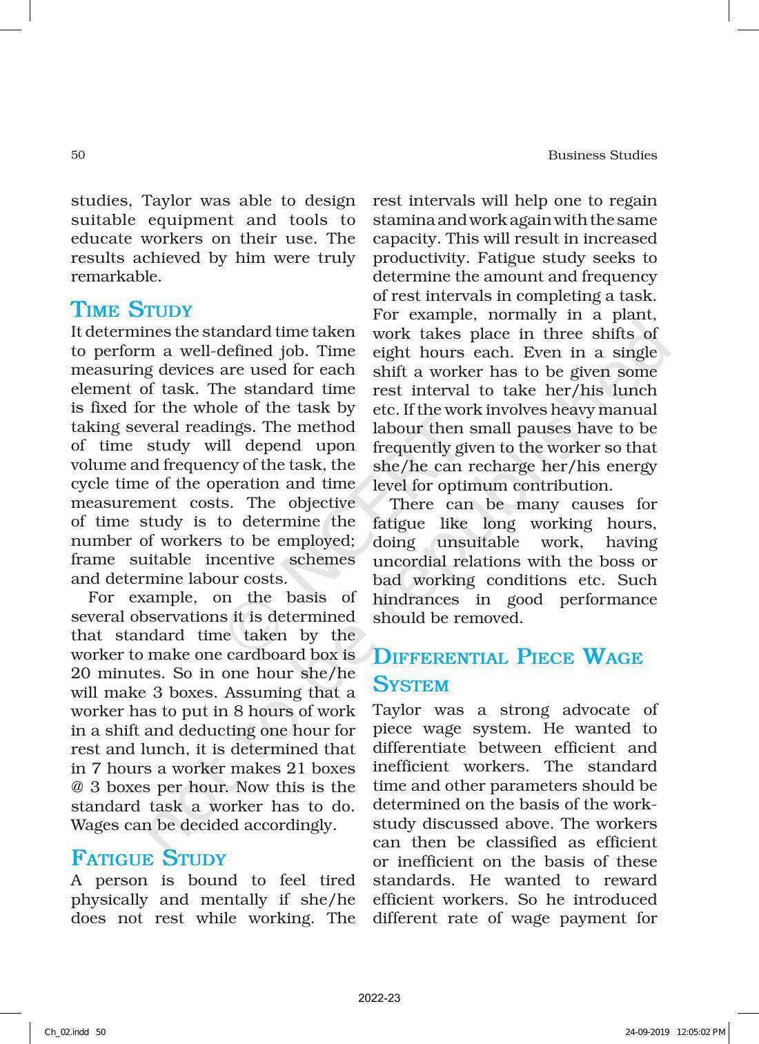 NCERT Book for Class 12 Business Studies Chapter 2 Principles of Management - Page 21