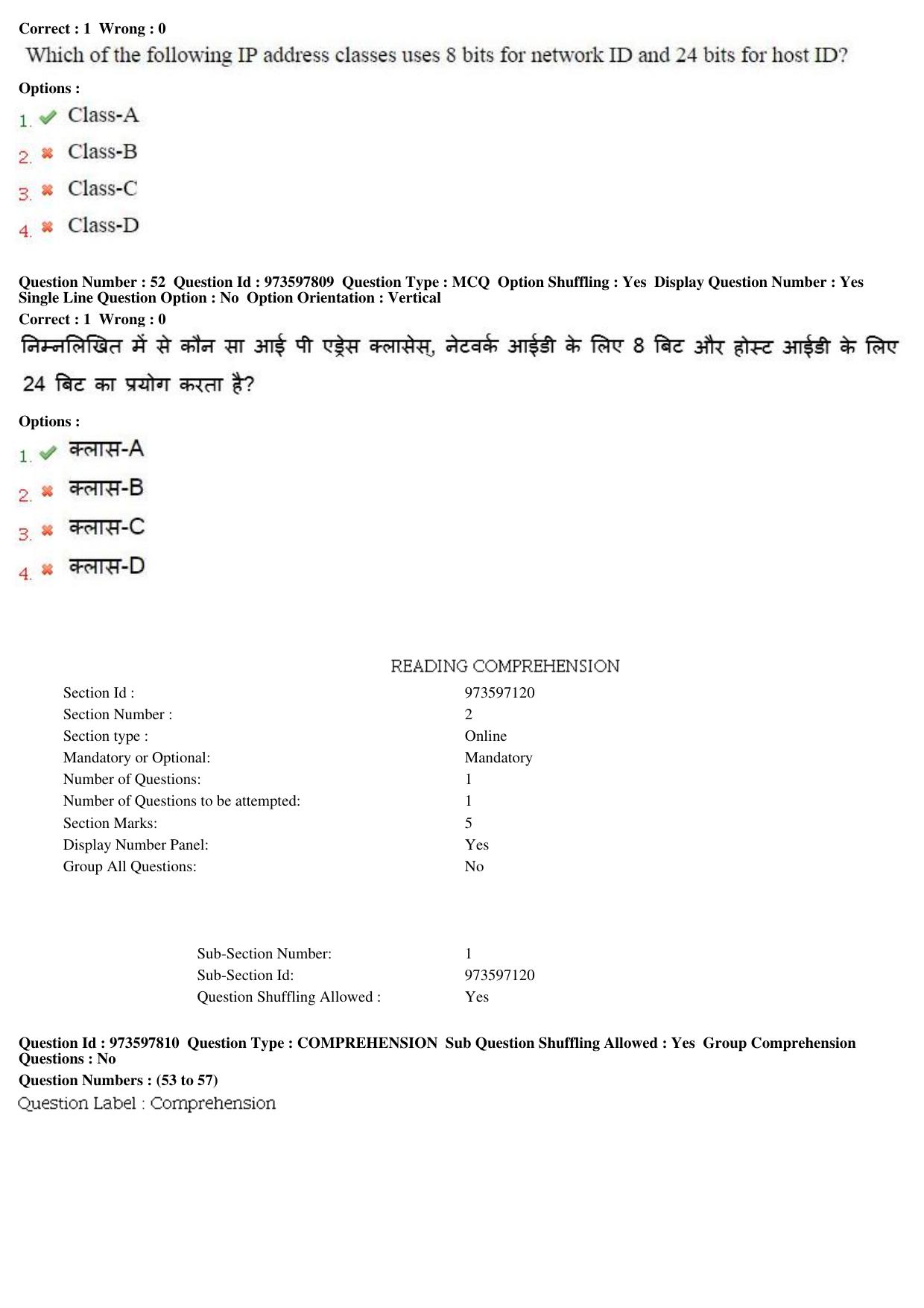 MP CPCT 29th Jan 2017 CPCT Question Paper Shift 2 - Page 28