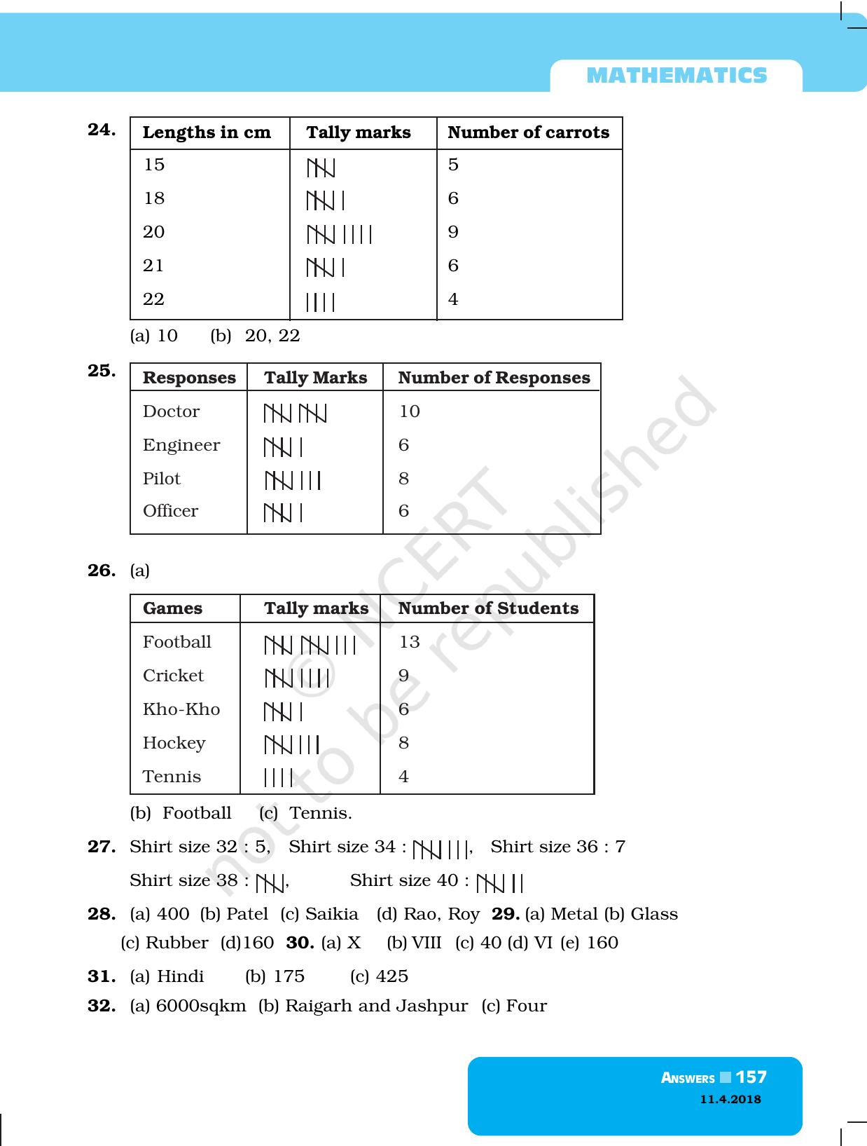 NCERT Exemplar Class 6: Mathematics - Answers - Page 9