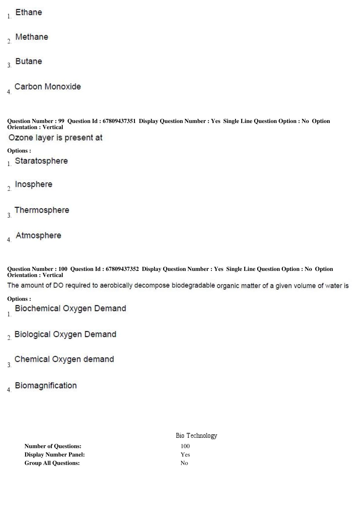 AP ECET 2019 - Bio Technology Question Paper With Preliminary Keys Shift1 - Page 35