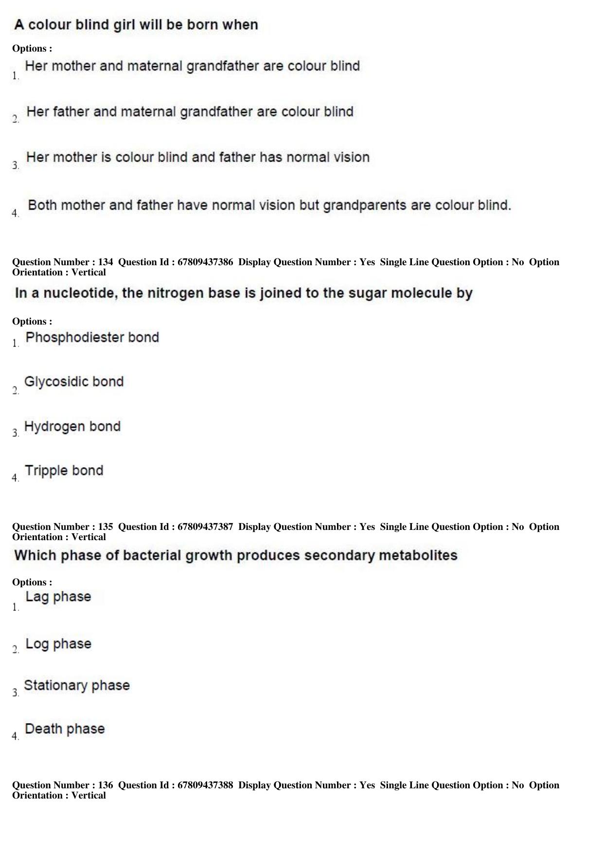 AP ECET 2019 - Bio Technology Question Paper With Preliminary Keys Shift1 - Page 47