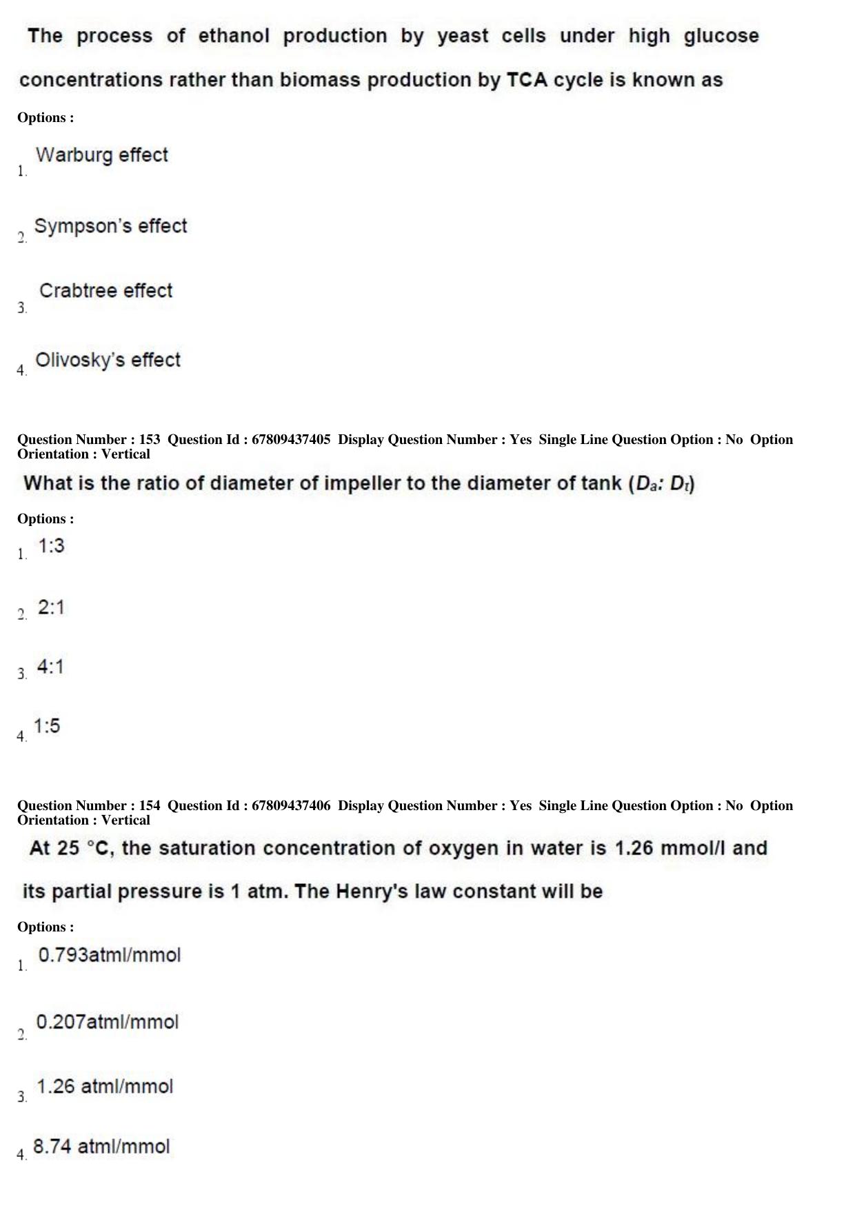 AP ECET 2019 - Bio Technology Question Paper With Preliminary Keys Shift1 - Page 54