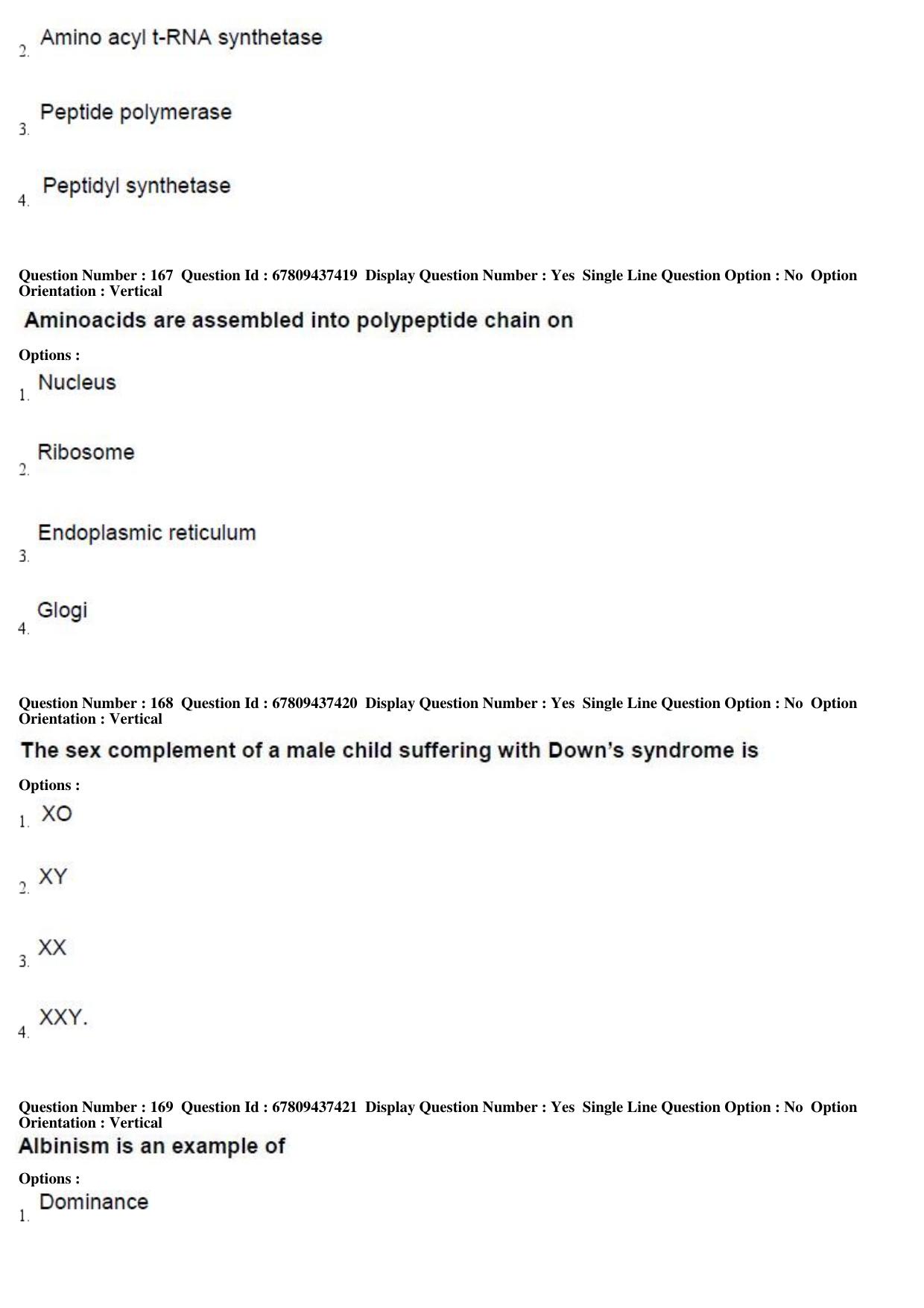 AP ECET 2019 - Bio Technology Question Paper With Preliminary Keys Shift1 - Page 59
